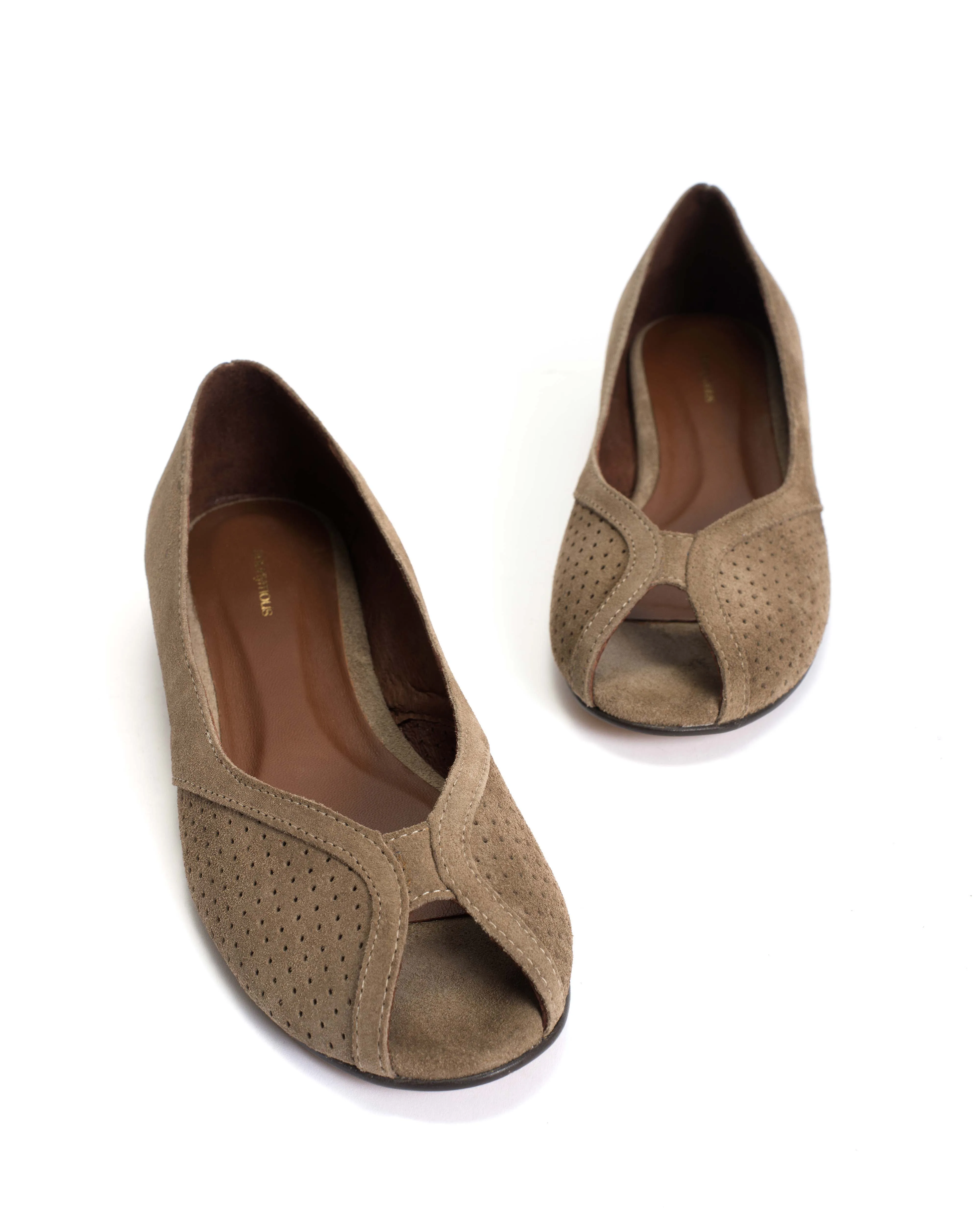 Tiffy Calf suede Mushroom sold by Anonymous Copenhagen product image thumbnail 5