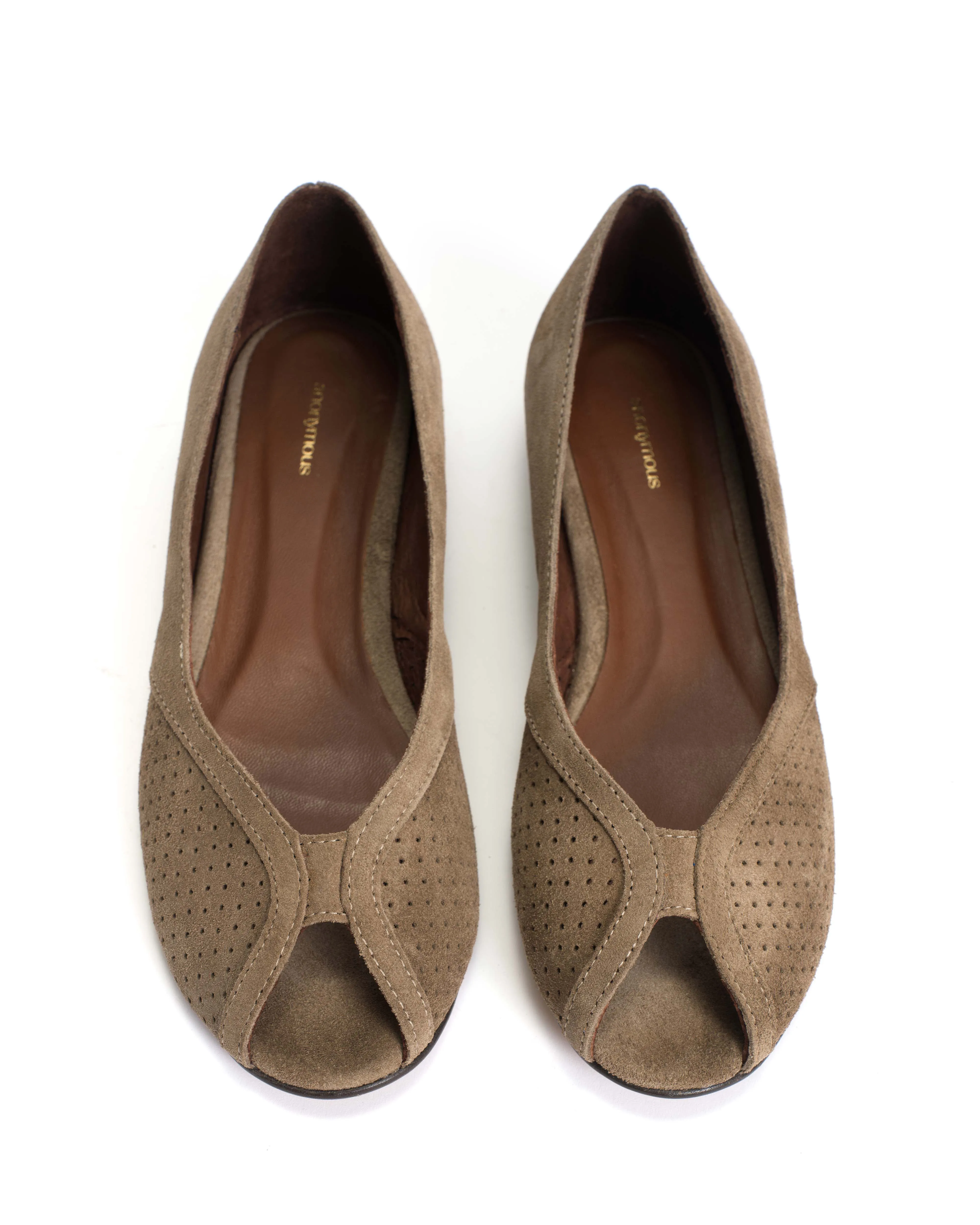 Tiffy Calf suede Mushroom sold by Anonymous Copenhagen product image thumbnail 3