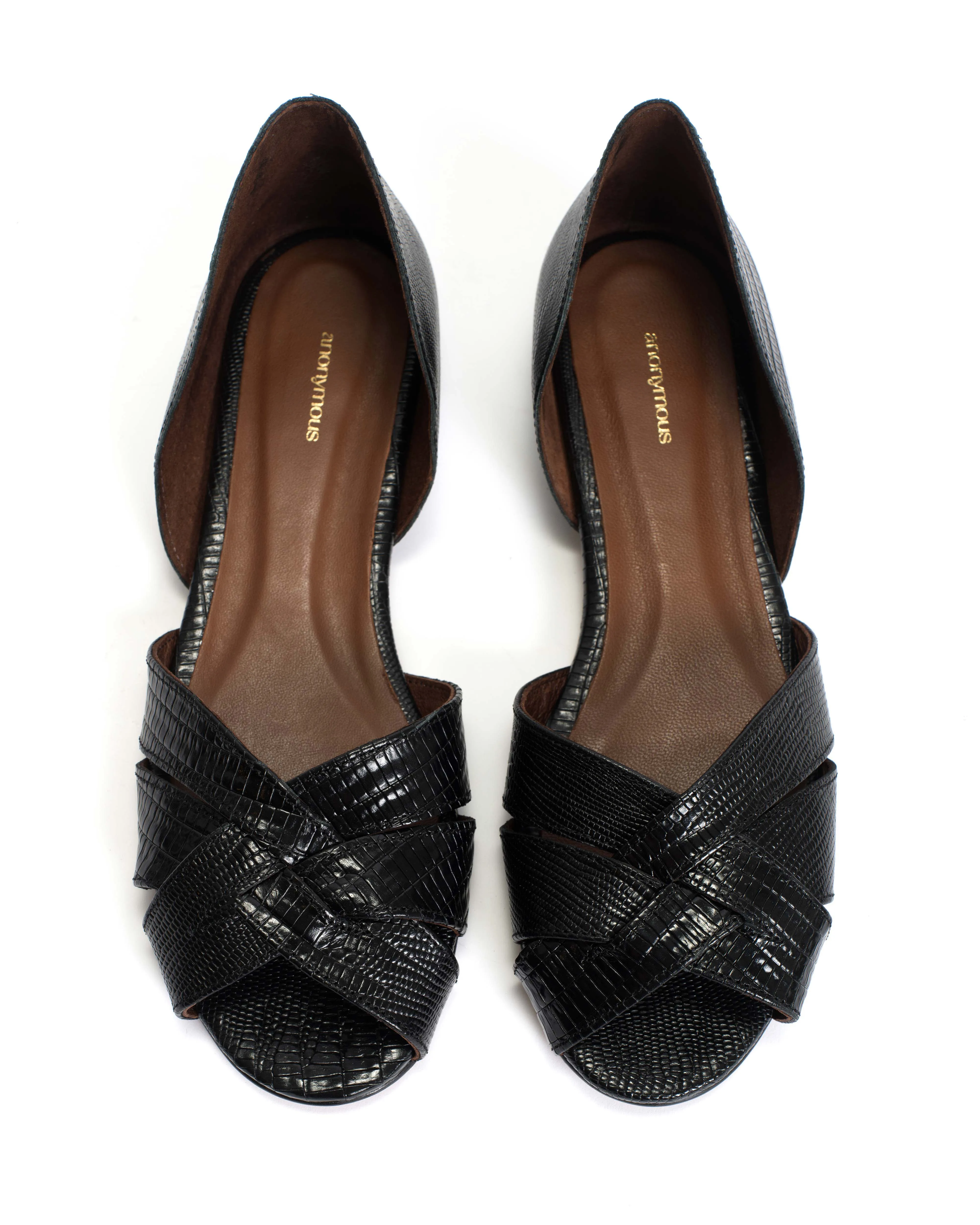 Sanni 20 Calf lizard Black sold by Anonymous Copenhagen product image thumbnail 3