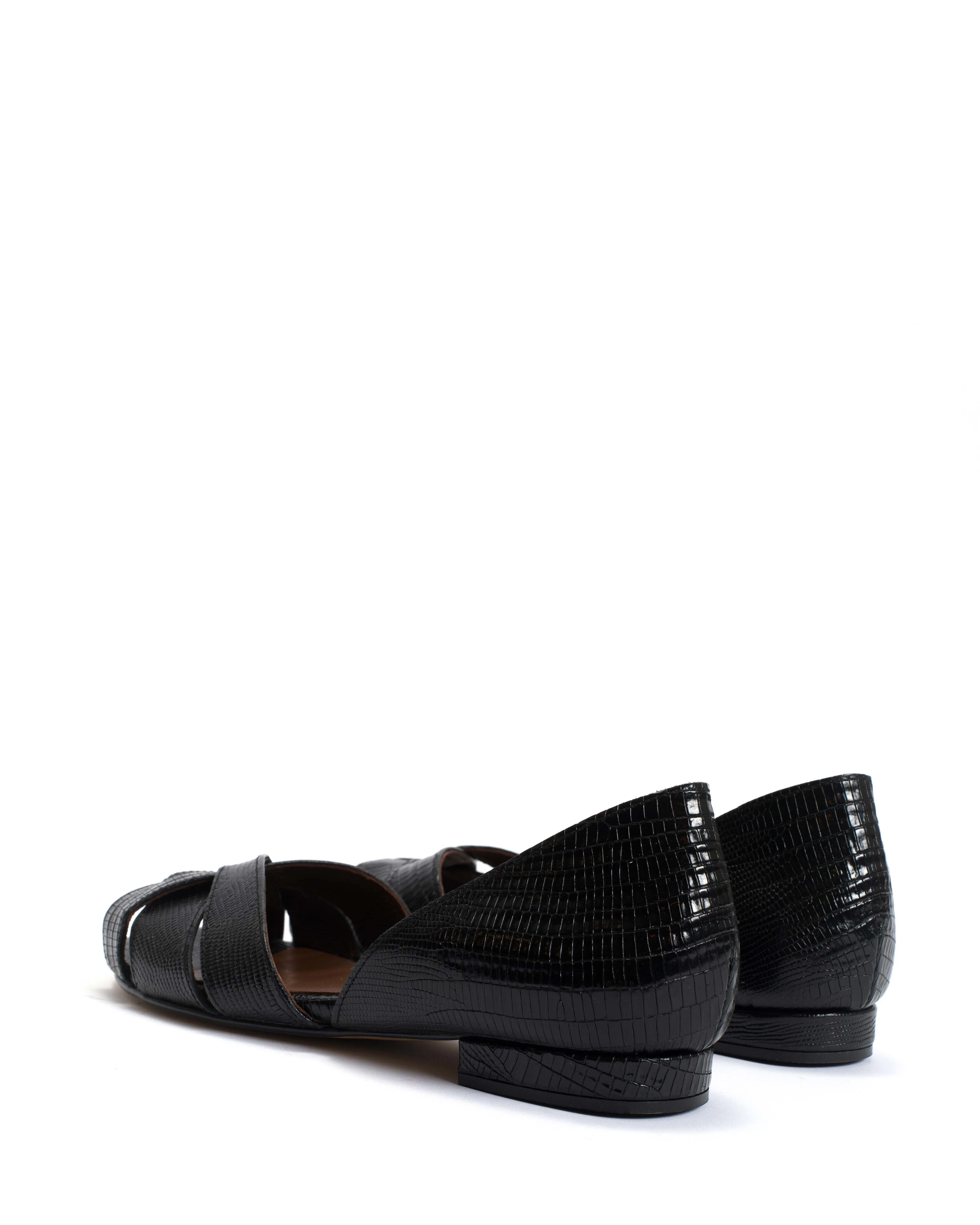Sanni 20 Calf lizard Black sold by Anonymous Copenhagen product image thumbnail 4