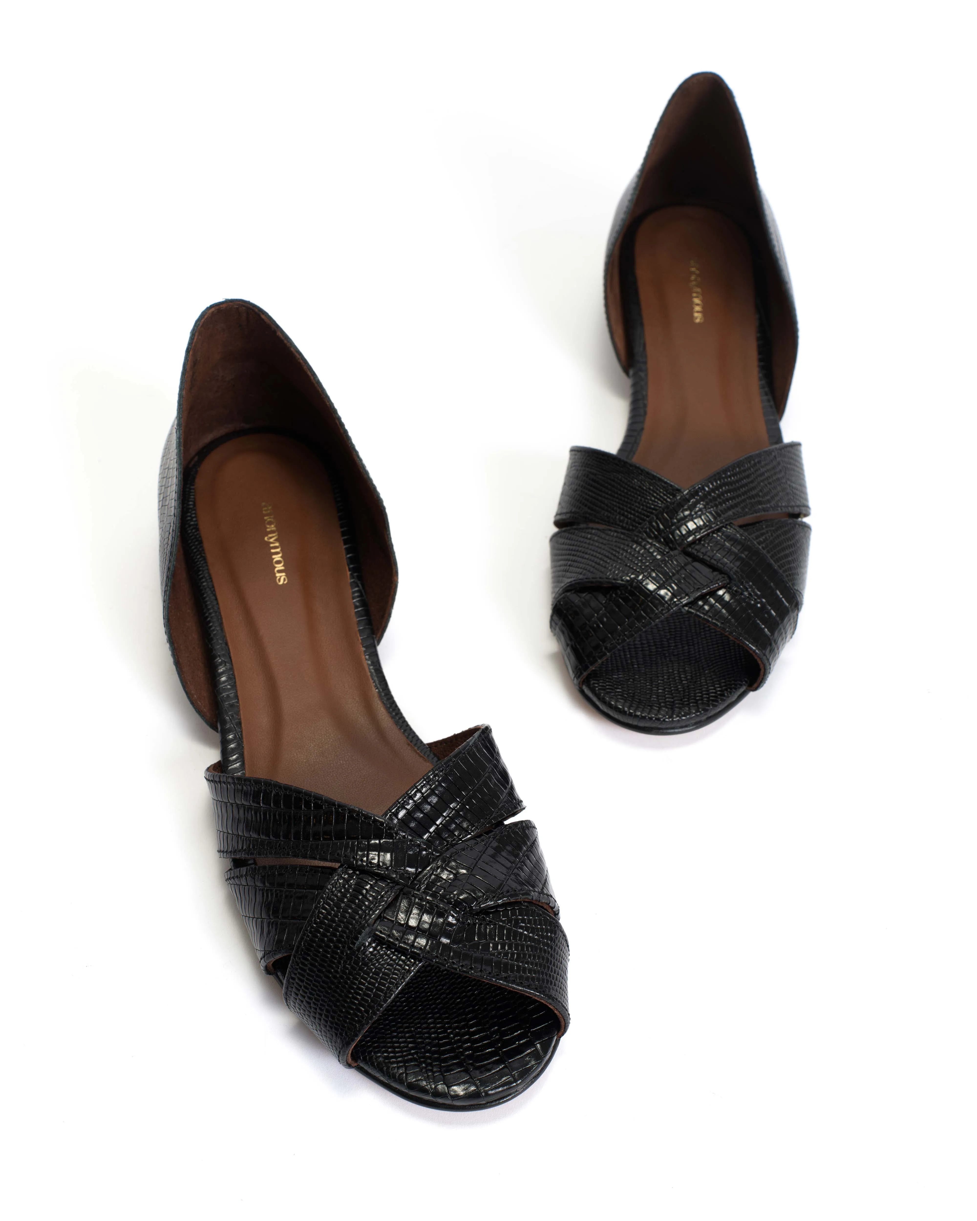 Sanni 20 Calf lizard Black sold by Anonymous Copenhagen product image thumbnail 5