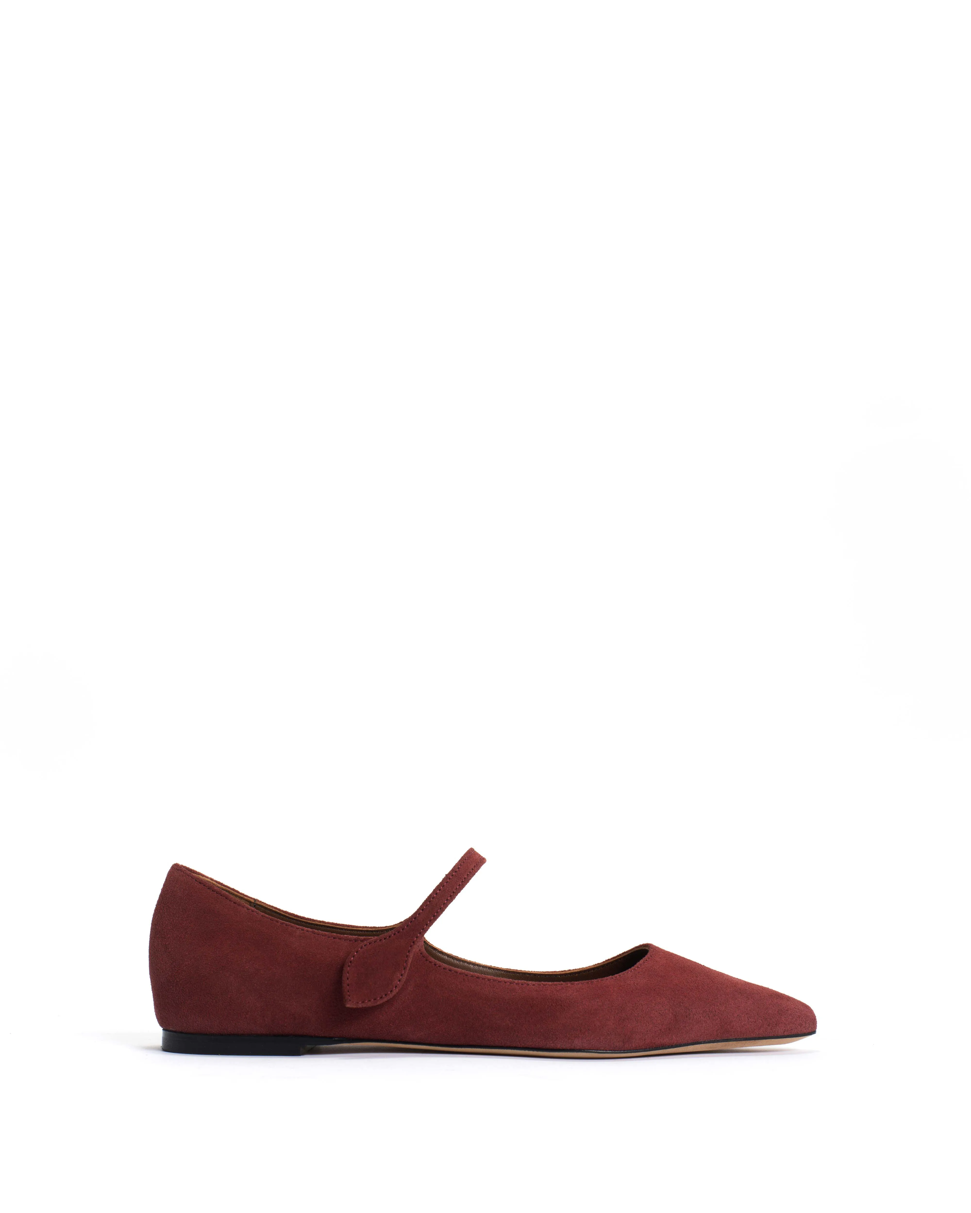 Fifi Calf suede Pomegranate sold by Anonymous Copenhagen