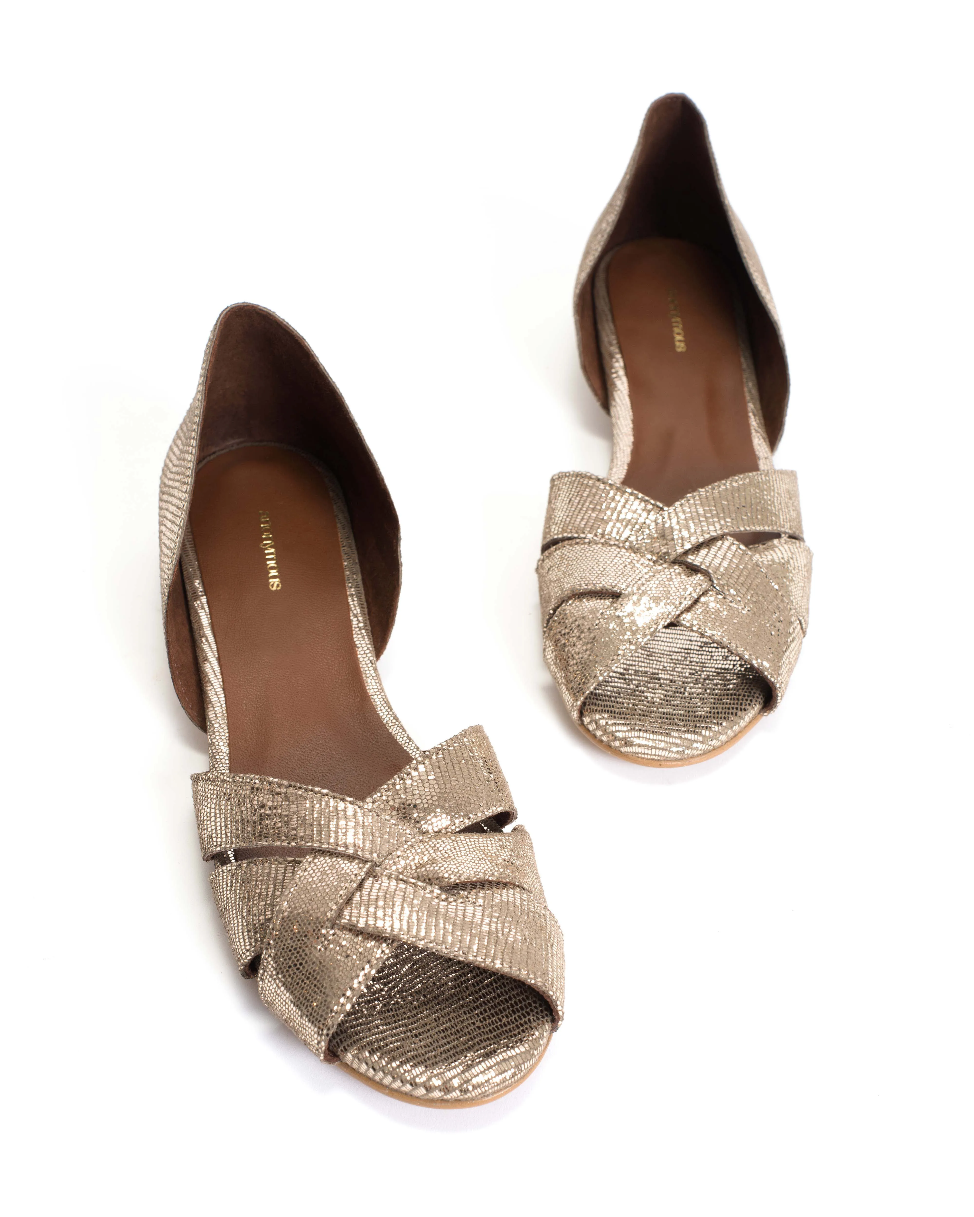 Sanni 20 Lizard metallic goat Vintage champagne sold by Anonymous Copenhagen product image thumbnail 5