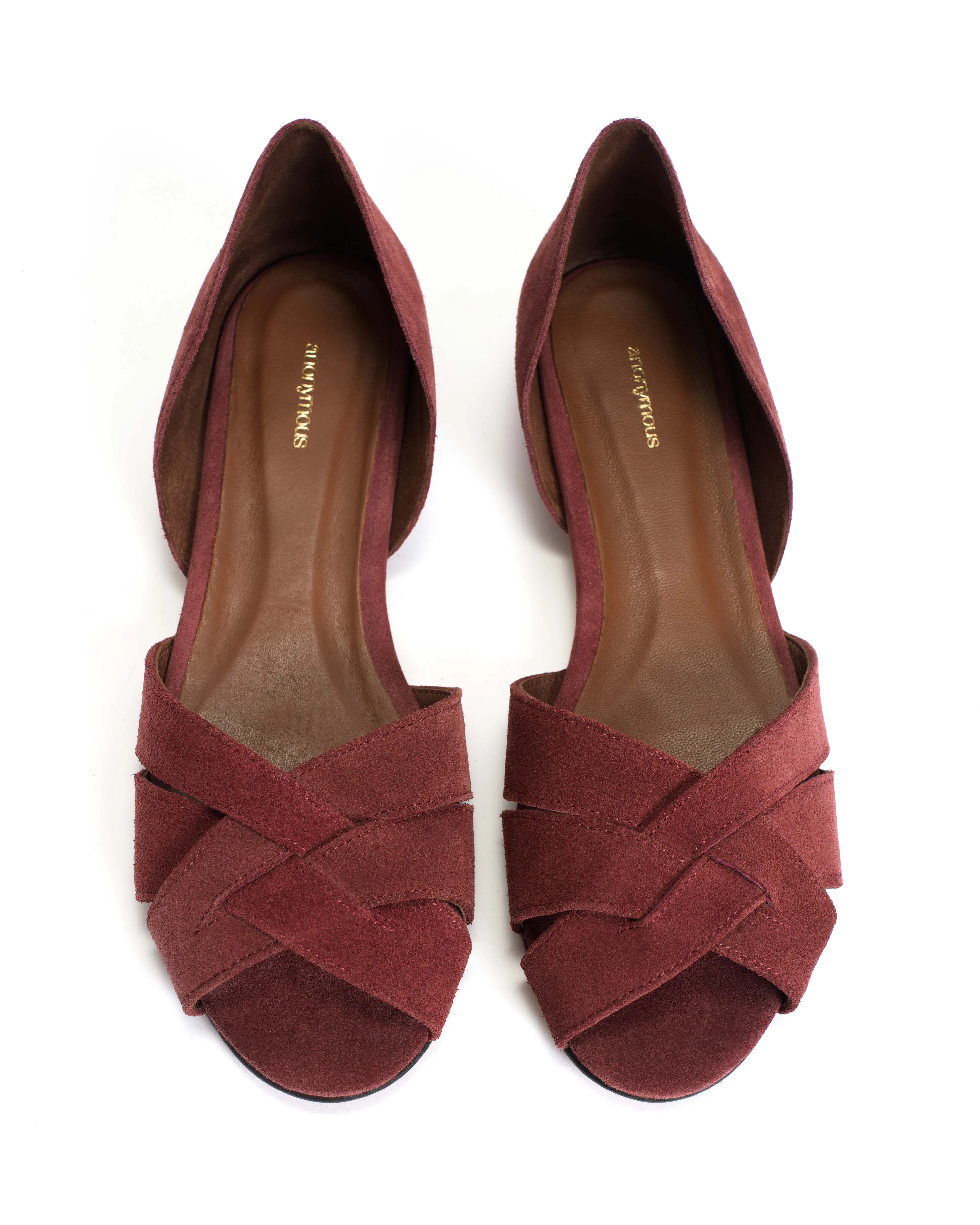 Sanni 20 Calf suede Pomegranate sold by Anonymous Copenhagen product image thumbnail 3