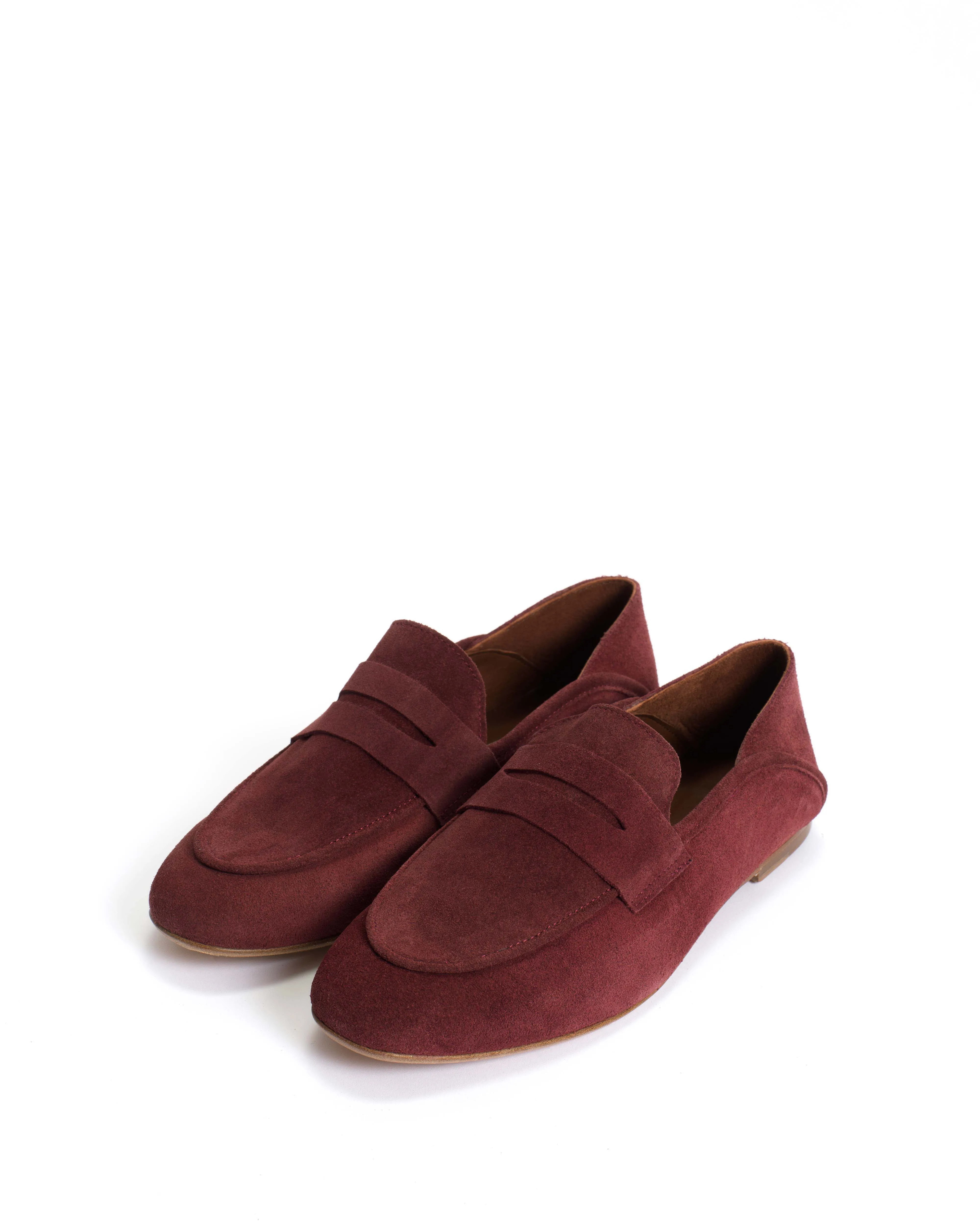 Lindsay Calf suede Pomegranate sold by Anonymous Copenhagen product image thumbnail 2