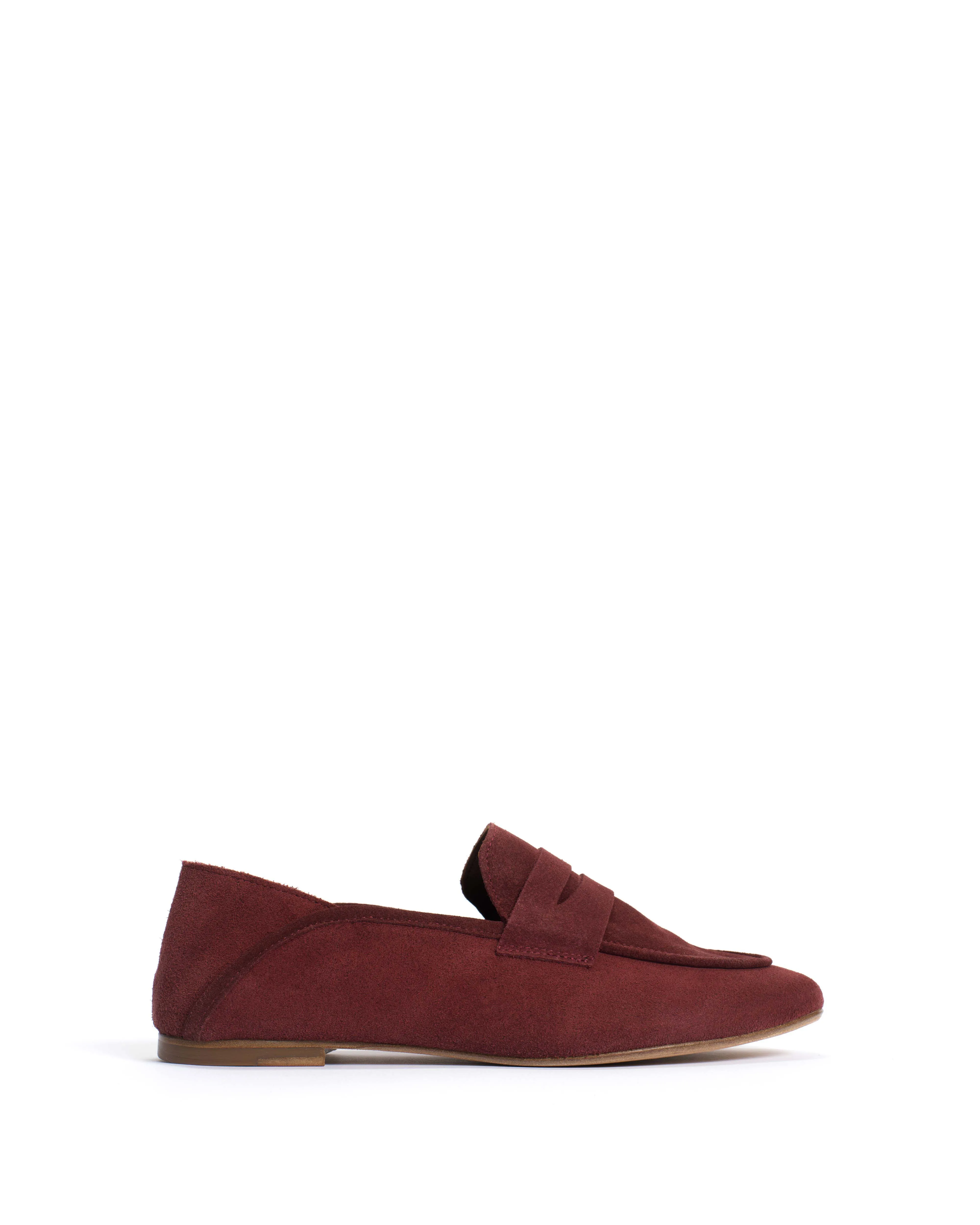 Lindsay Calf suede Pomegranate sold by Anonymous Copenhagen