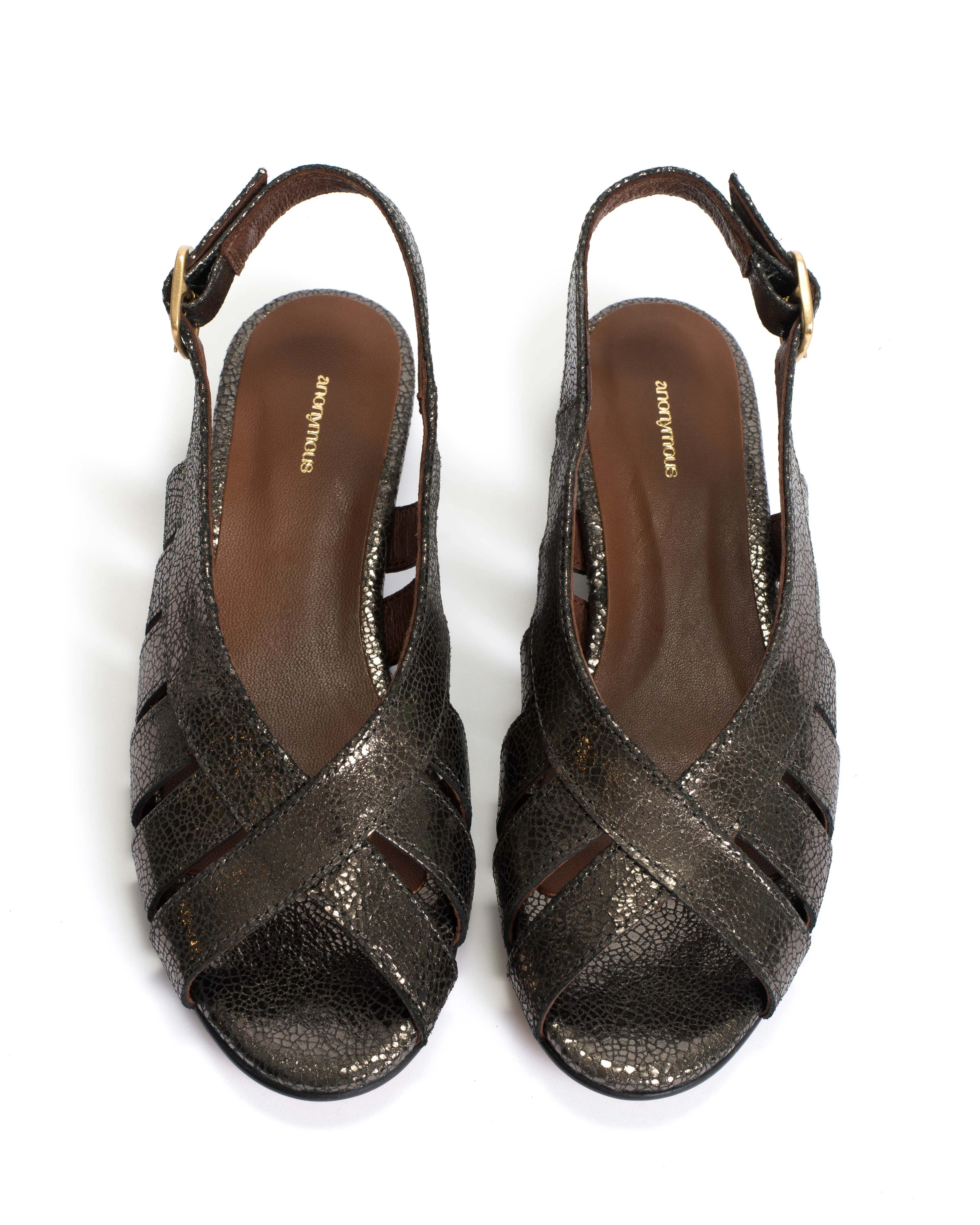 Sophie 20 Crackled metallic goat Platinum sold by Anonymous Copenhagen product image thumbnail 3