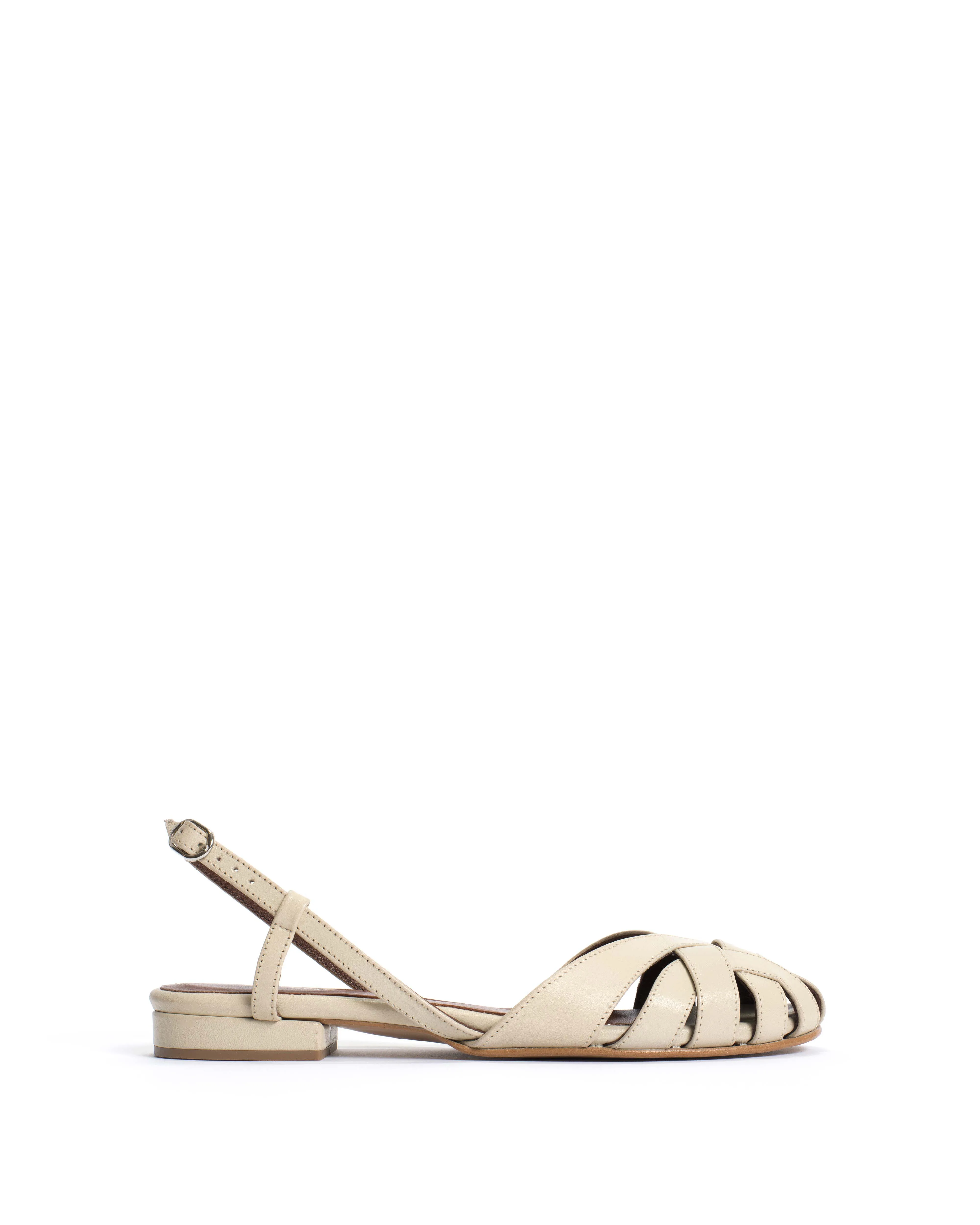 Banie 20 Soft calf White sand sold by Anonymous Copenhagen