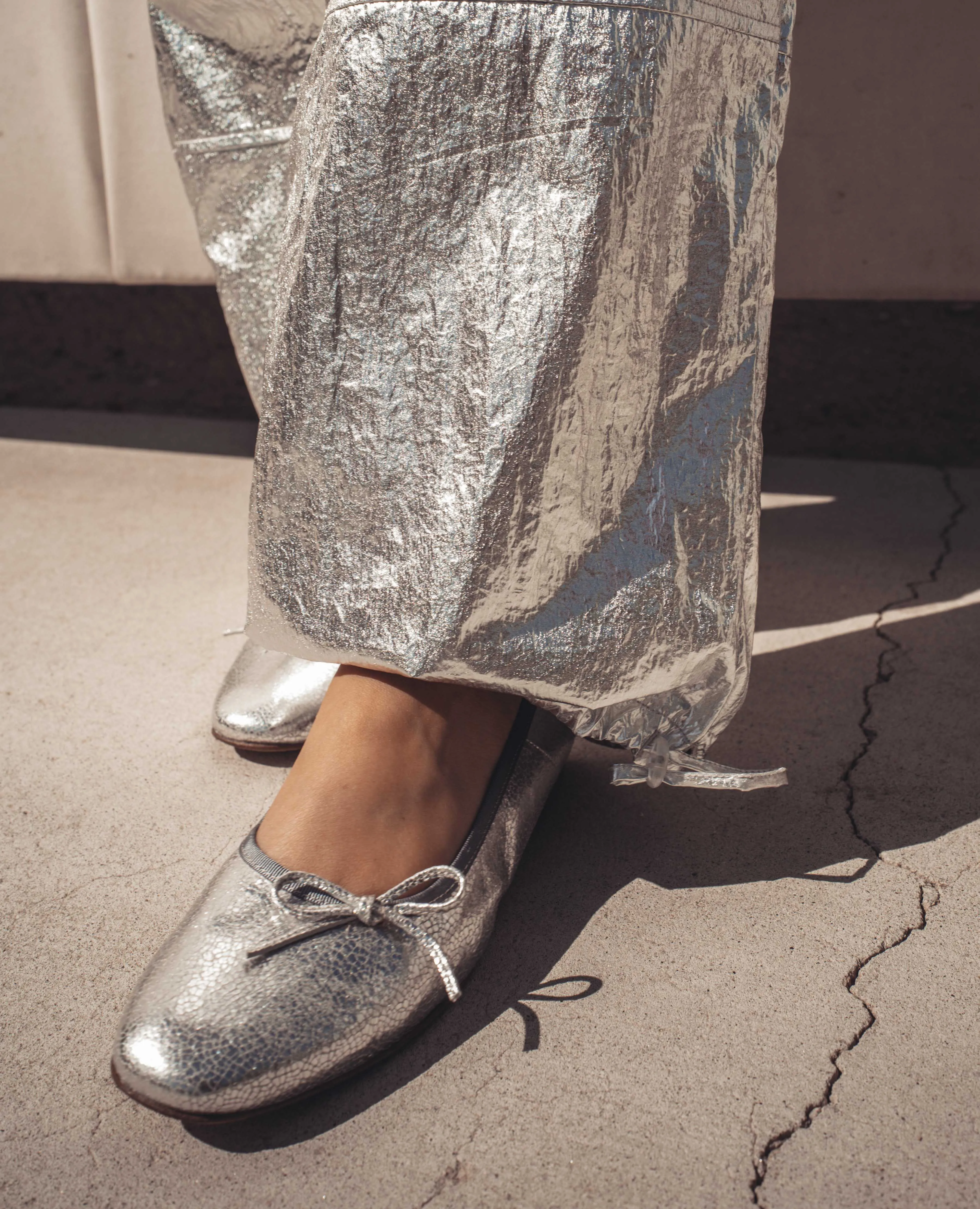 Rhina Crackled metallic goat Silver sold by Anonymous Copenhagen product image thumbnail 3