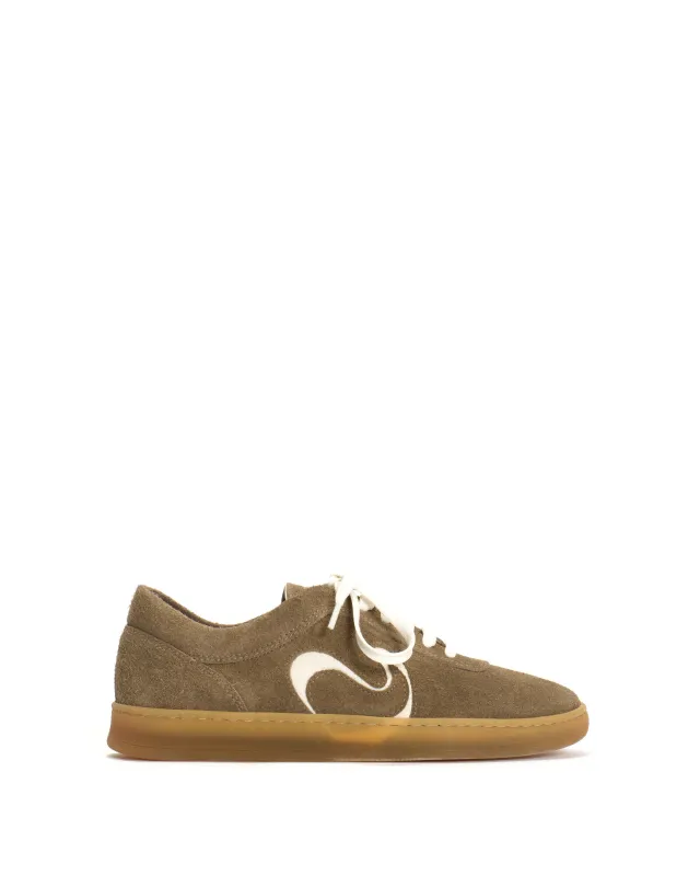 Blaire hevea Plushed calf suede Mushroom sold by Anonymous Copenhagen