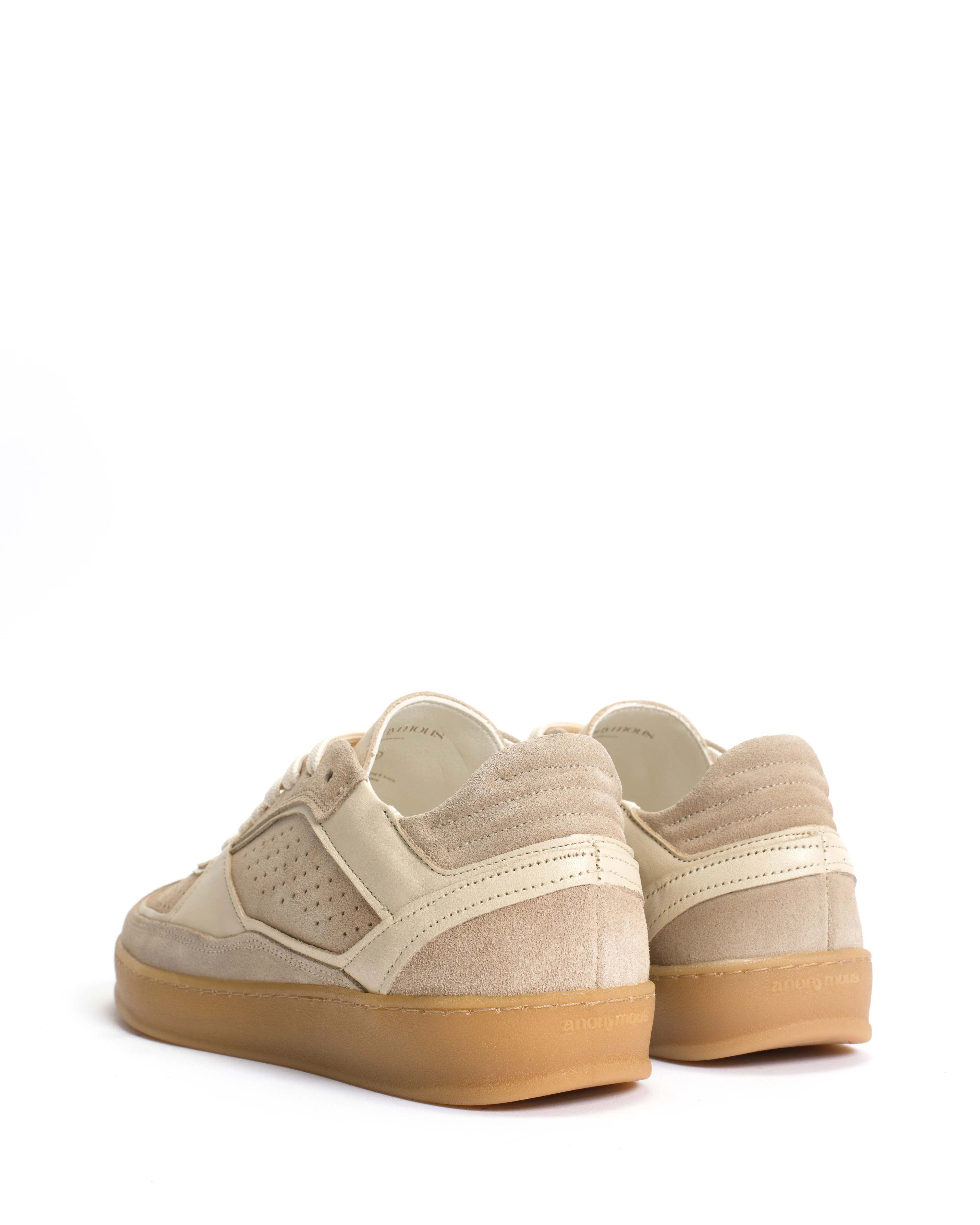 Dabbie Calf suede & soft calf dual & tri color White sand sold by Anonymous Copenhagen product image thumbnail 5