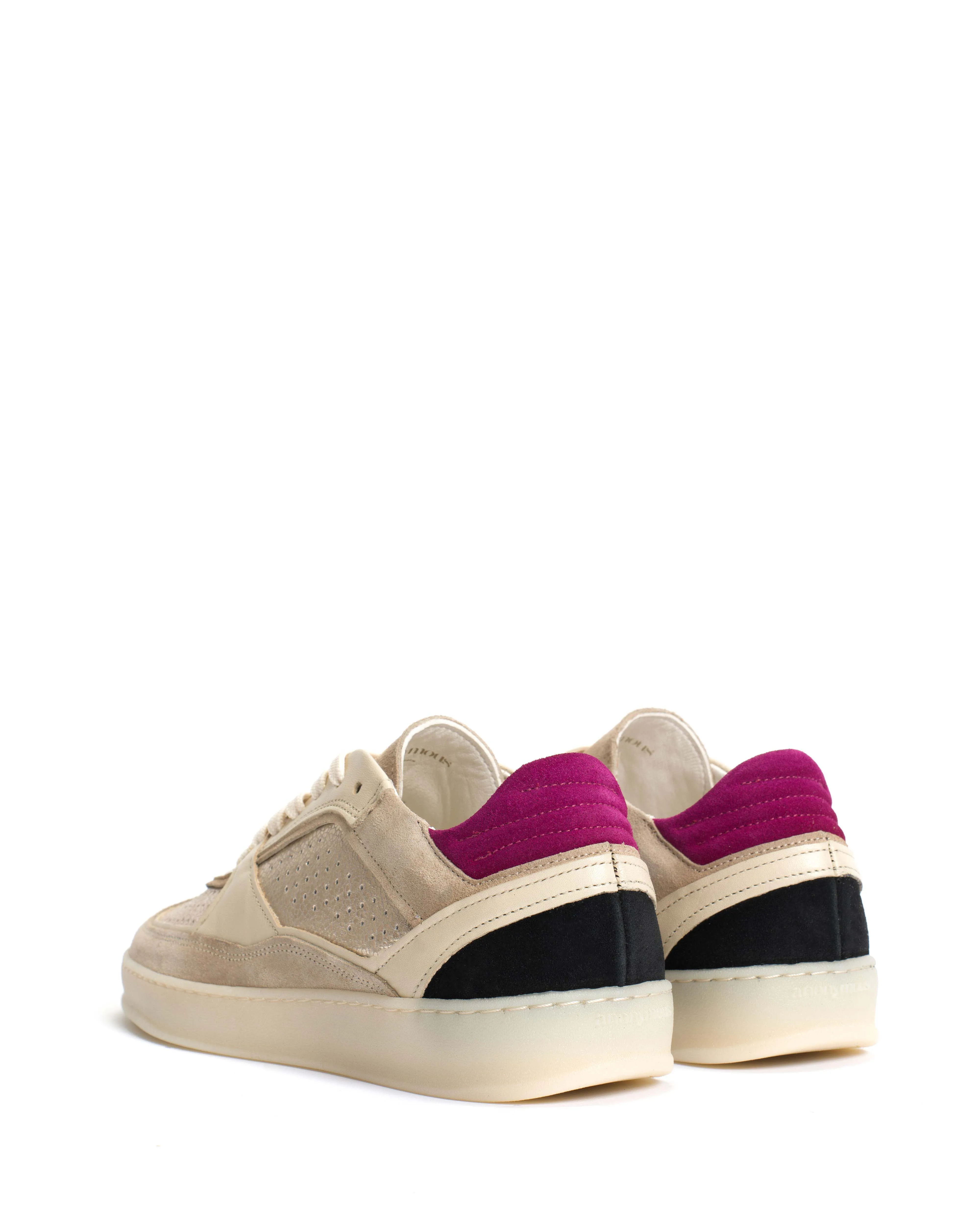 Dabbie Calf suede White sand & tri color sold by Anonymous Copenhagen product image thumbnail 4