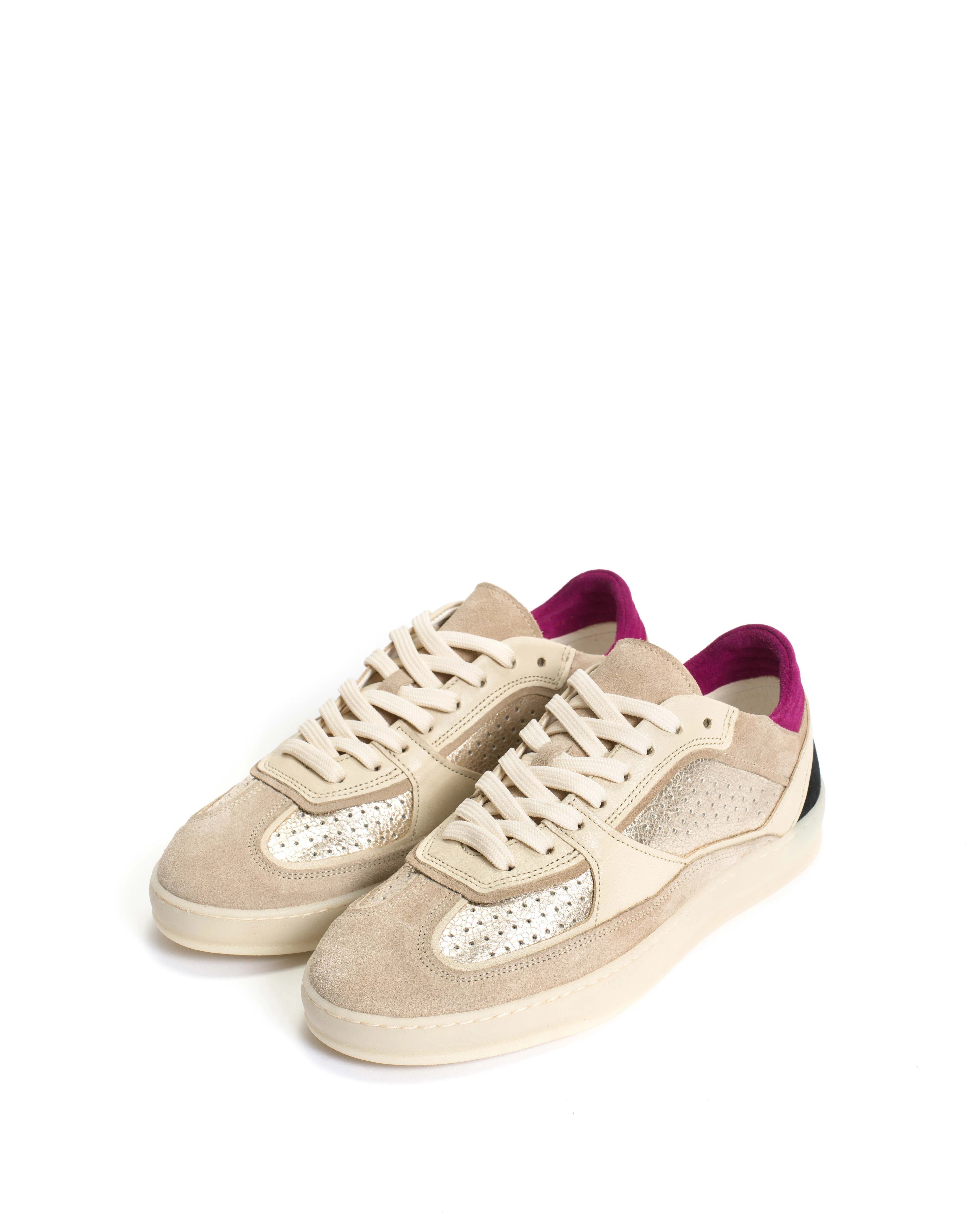 Dabbie Calf suede White sand & tri color sold by Anonymous Copenhagen product image thumbnail 2