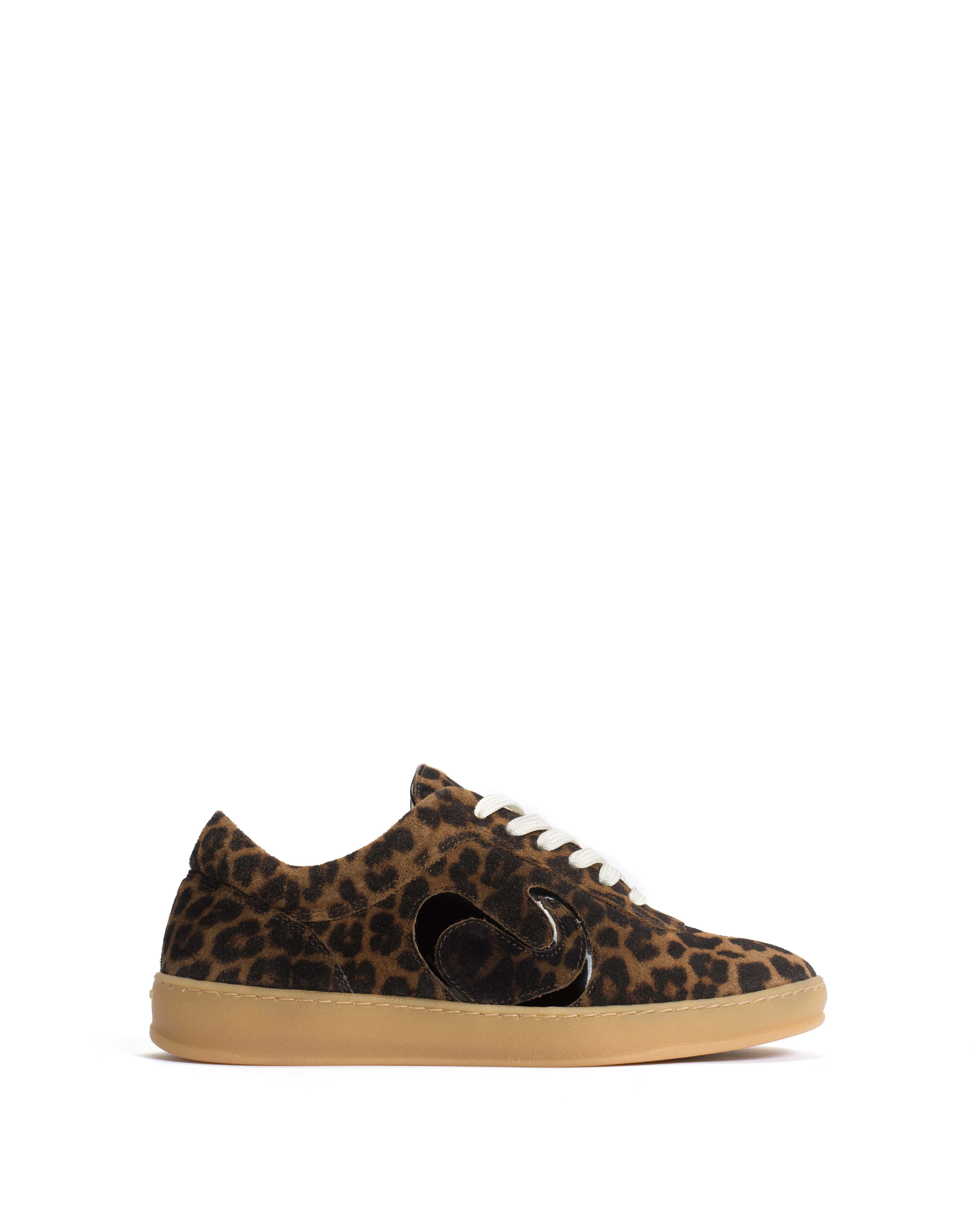 Blaire Calf suede print & polished soft calf Leopard & black sold by Anonymous Copenhagen