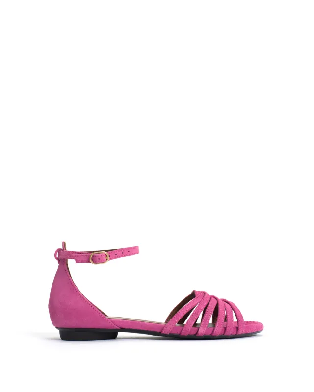 Mareike 10 Calf suede Raspberry sorbet sold by Anonymous Copenhagen