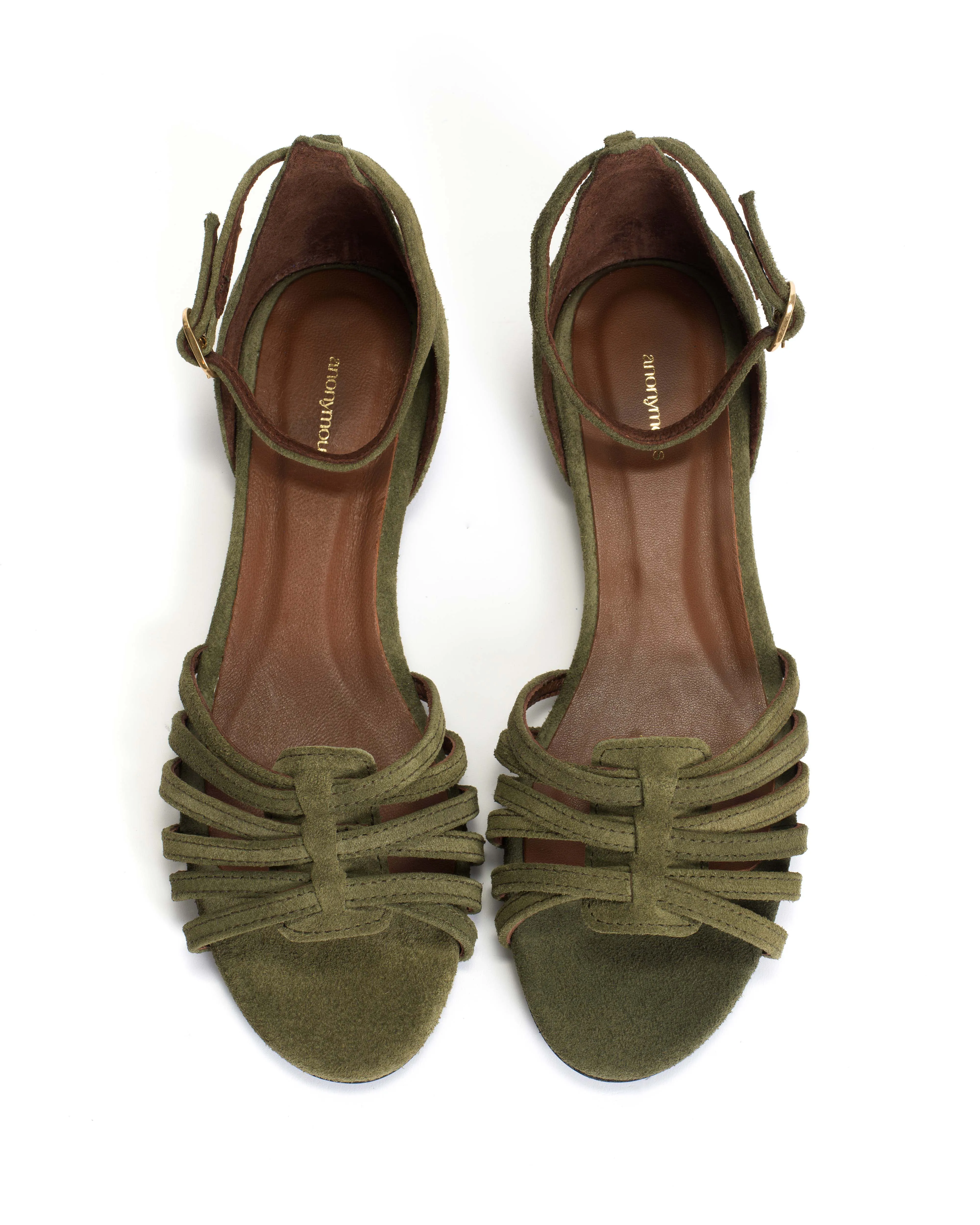 Mareike 10 Calf suede Olive green sold by Anonymous Copenhagen product image thumbnail 3