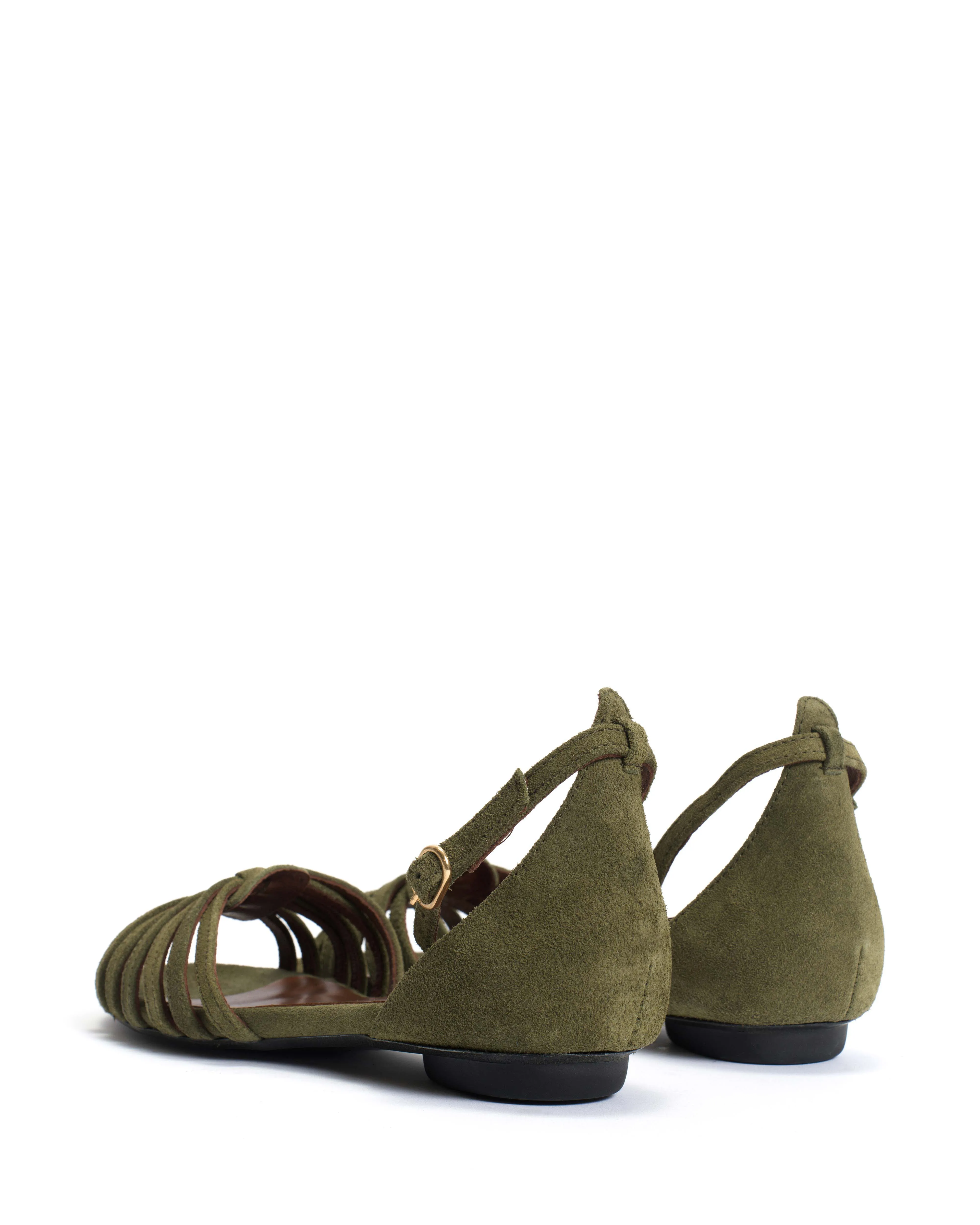 Mareike 10 Calf suede Olive green sold by Anonymous Copenhagen product image thumbnail 4