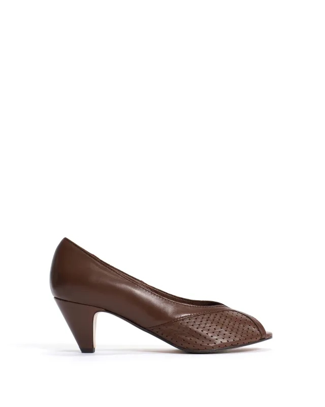 Tiffany stiletto Shiny lamb Chocolate sold by Anonymous Copenhagen