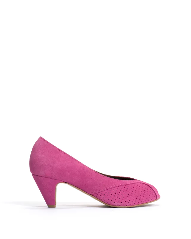Tiffany stiletto Calf suede Raspberry sorbet sold by Anonymous Copenhagen