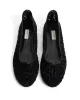 Sacha mosquito Shiny lamb & mosquito velvet leopard Black sold by Anonymous Copenhagen