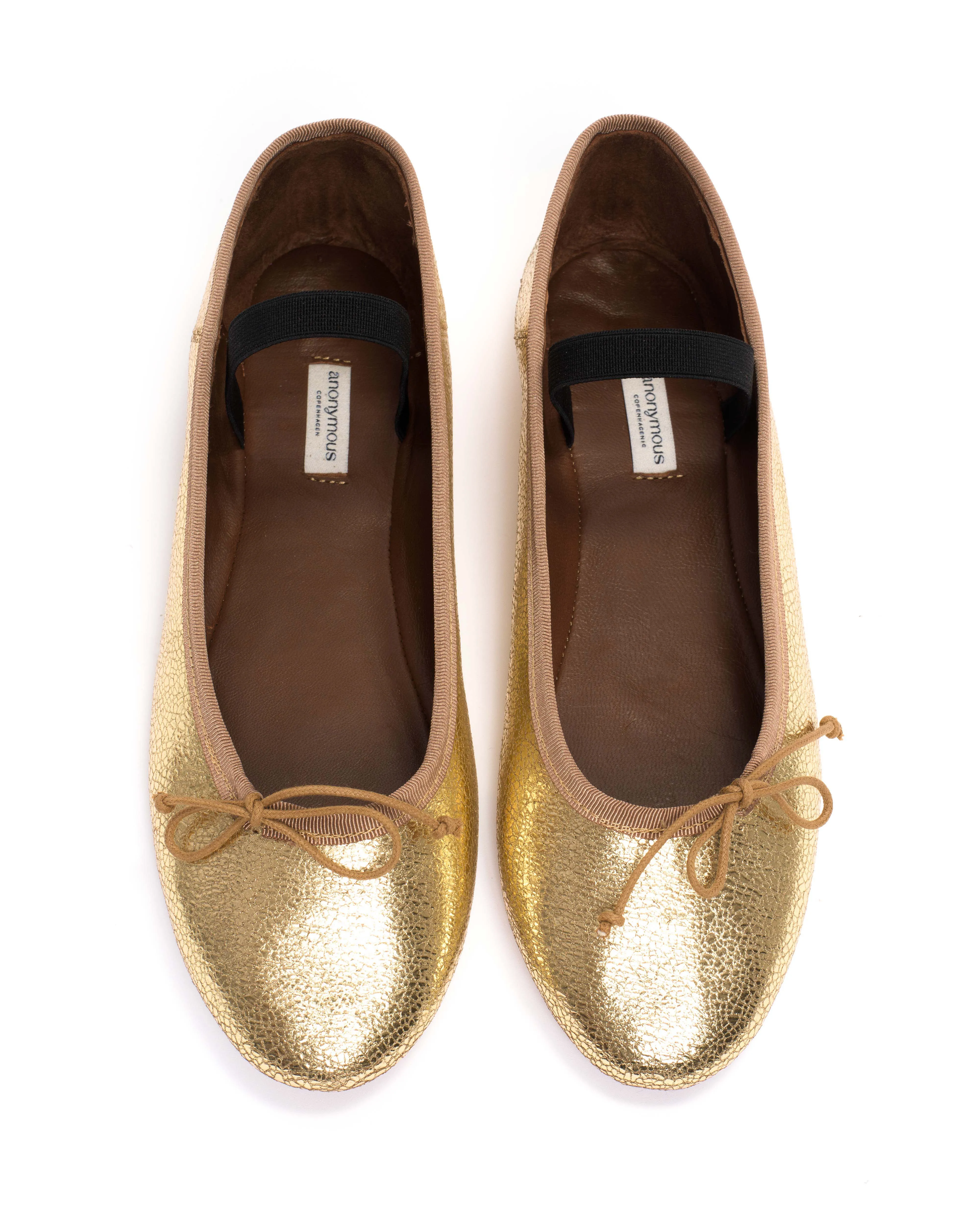 Rhina Crackled metallic goat Gold sold by Anonymous Copenhagen product image thumbnail 3