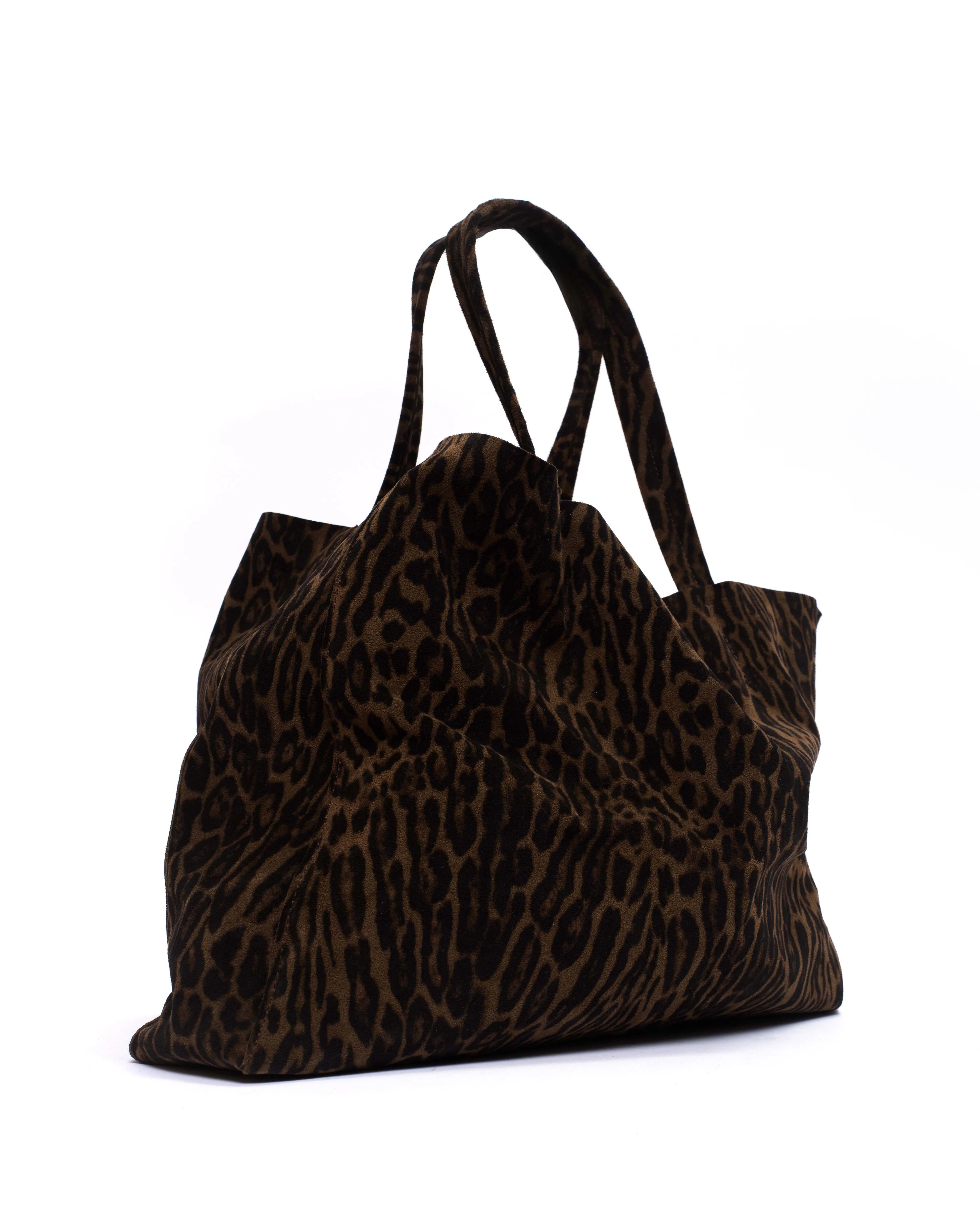 Ruba shopper Calf suede print Jaguar sold by Anonymous Copenhagen product image thumbnail 4