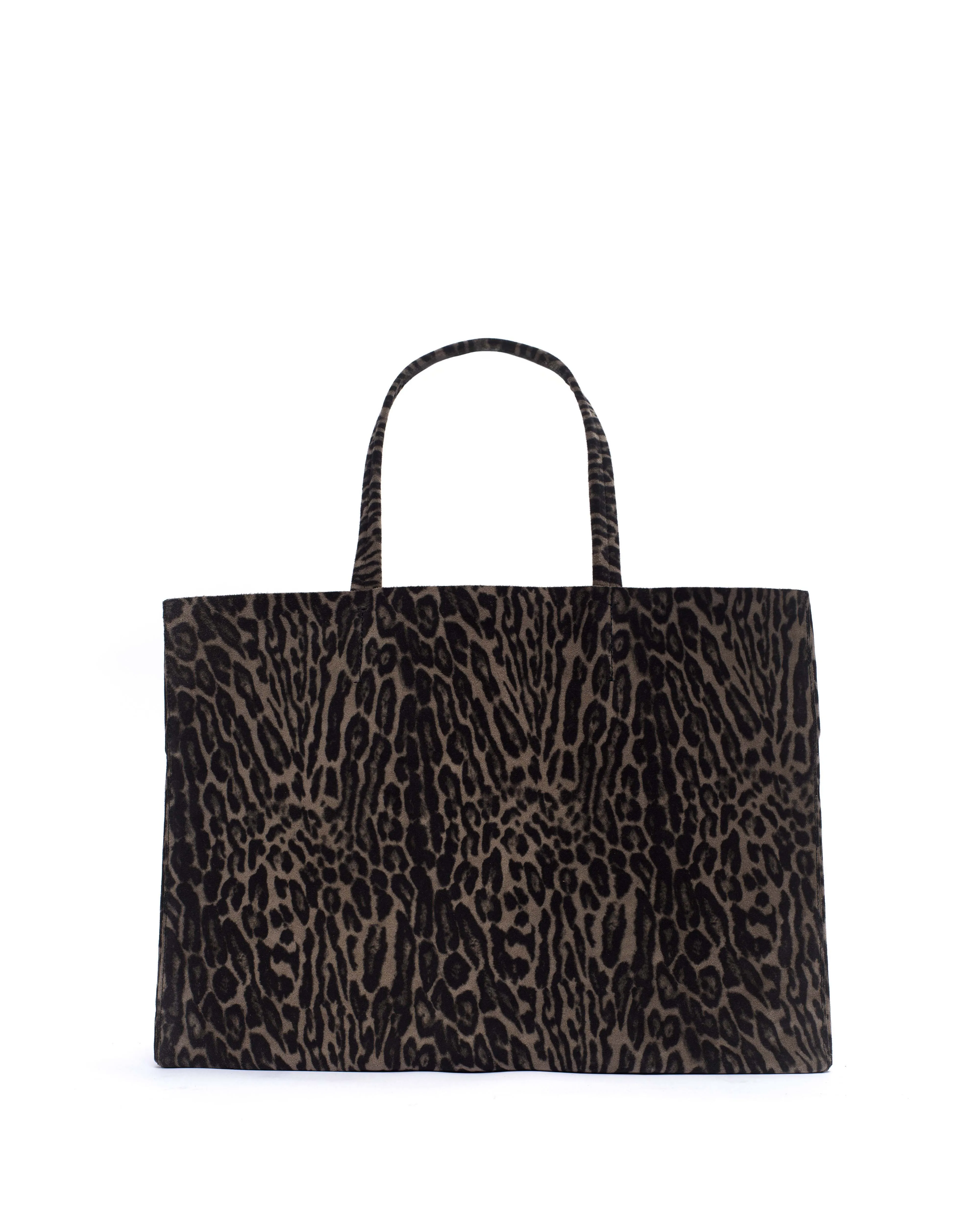 Ruba shopper Calf suede print Snow leopard sold by Anonymous Copenhagen