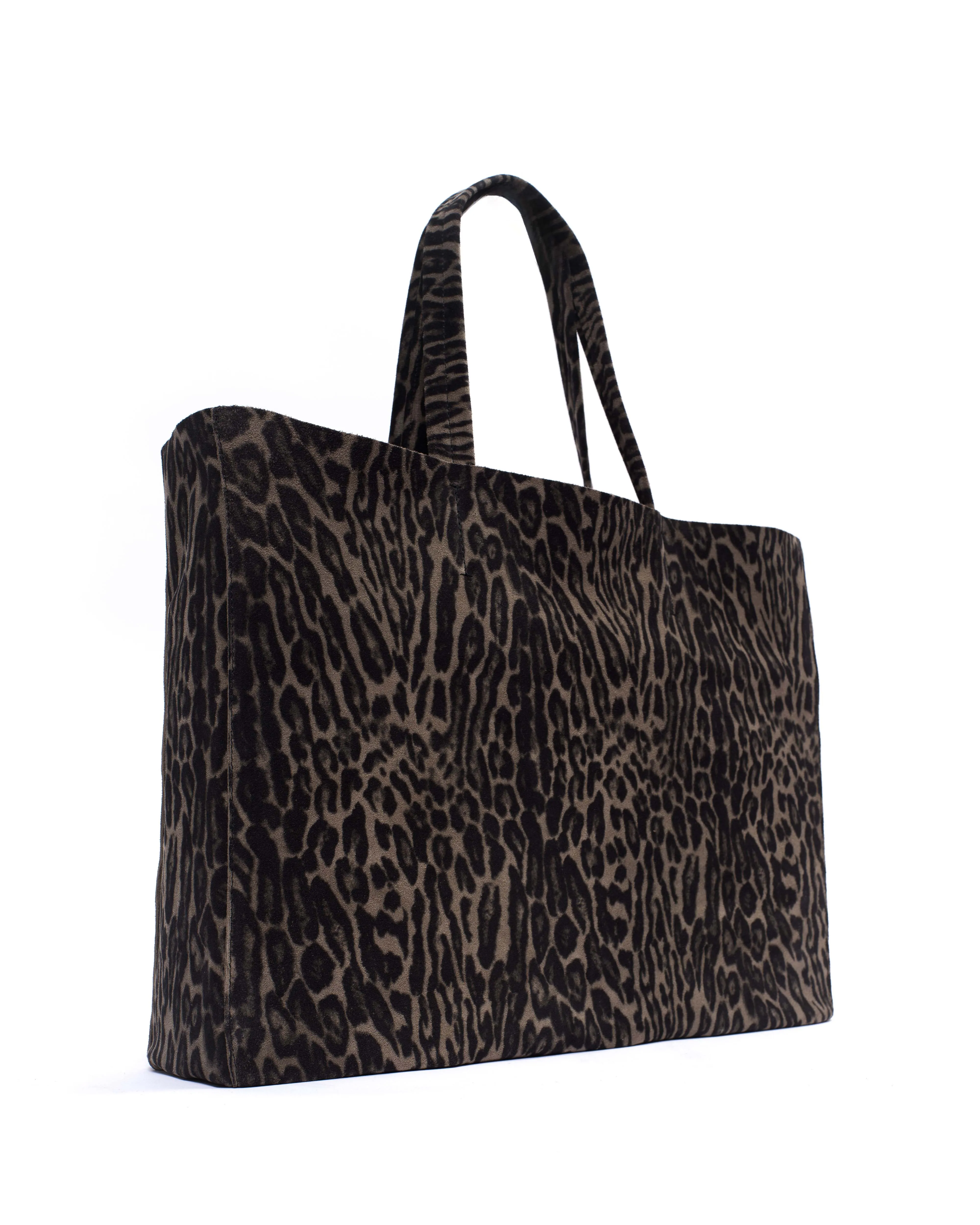 Ruba shopper Calf suede print Snow leopard sold by Anonymous Copenhagen product image thumbnail 2