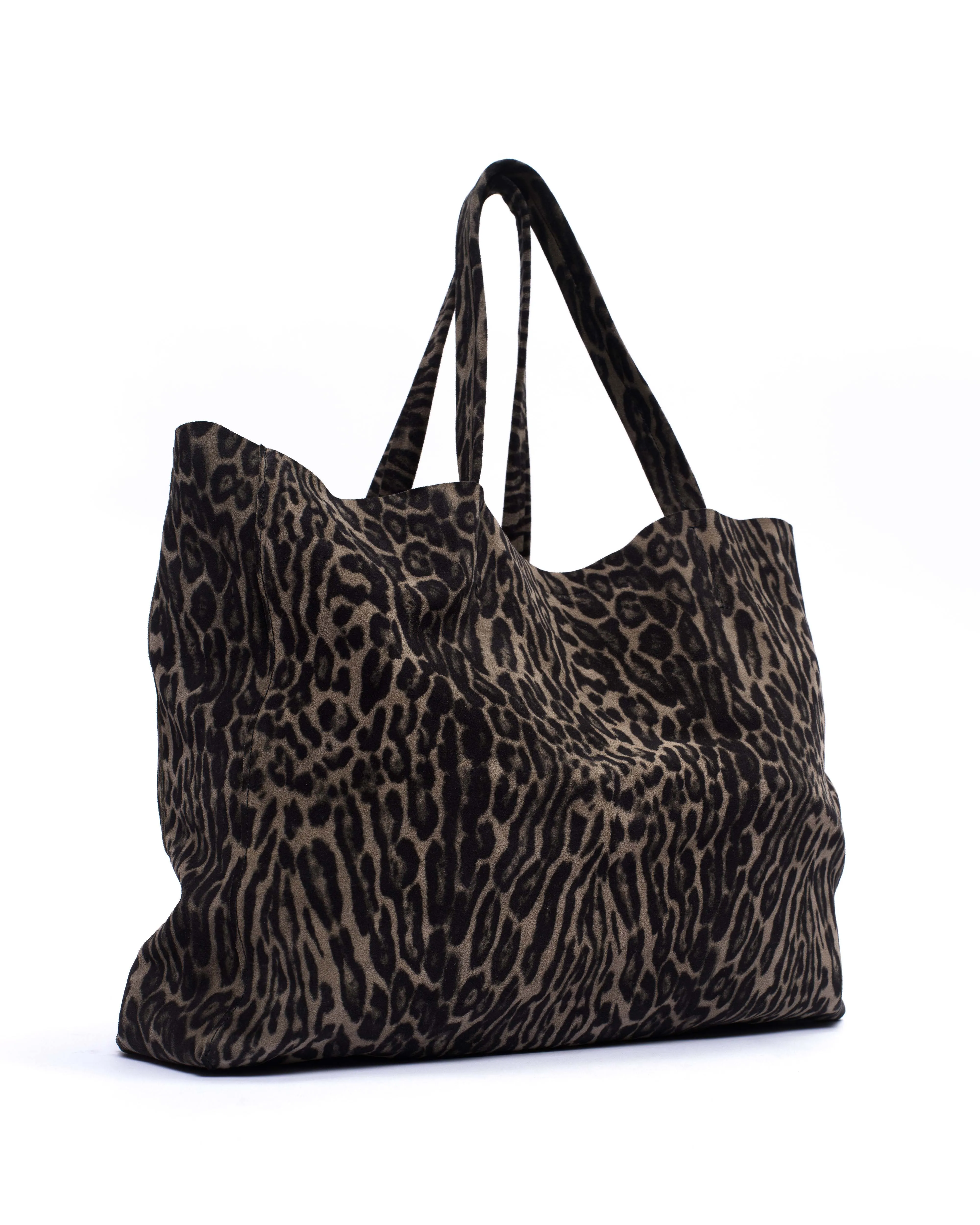 Ruba shopper Calf suede print Snow leopard sold by Anonymous Copenhagen product image thumbnail 4