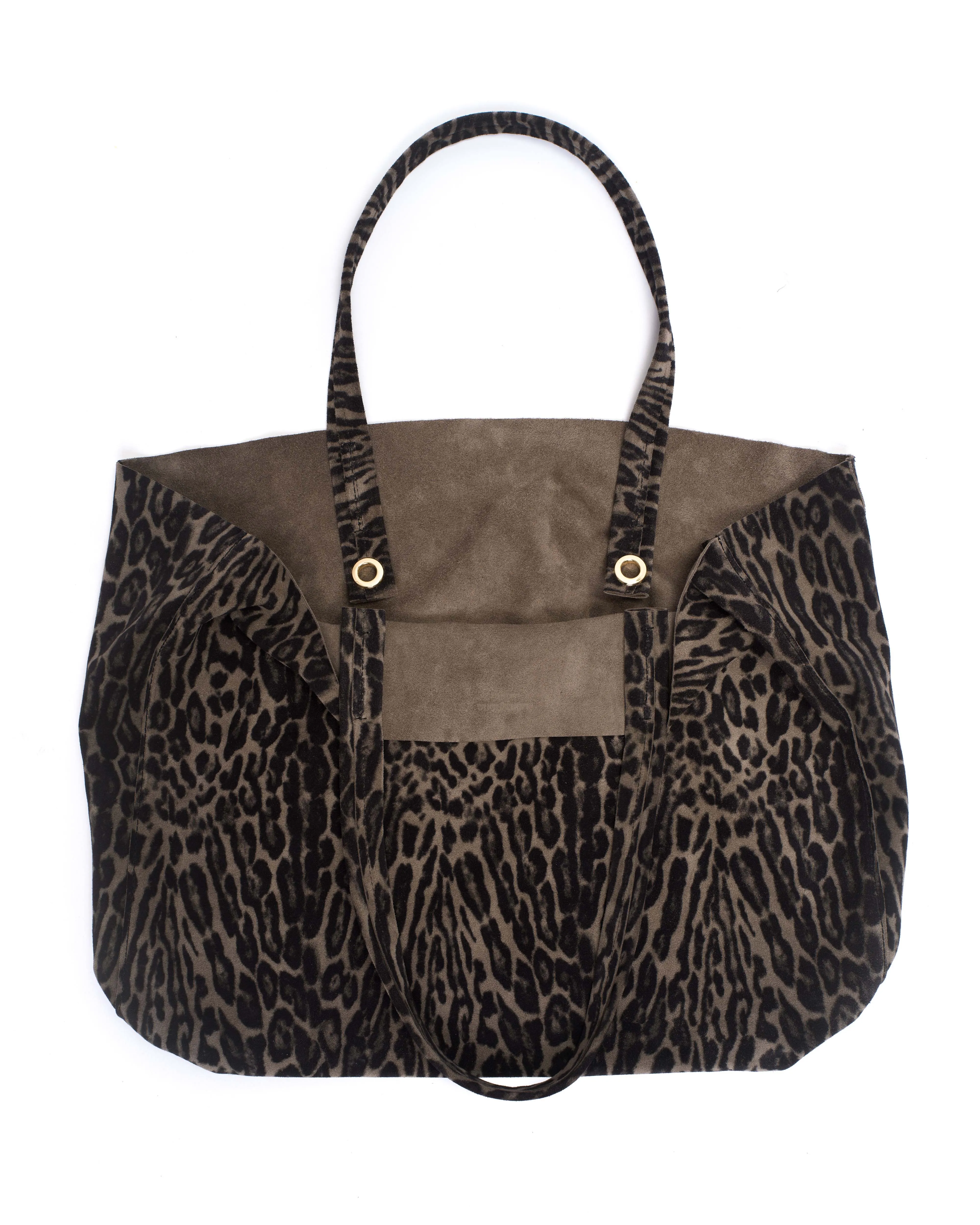 Ruba shopper Calf suede print Snow leopard sold by Anonymous Copenhagen product image thumbnail 3