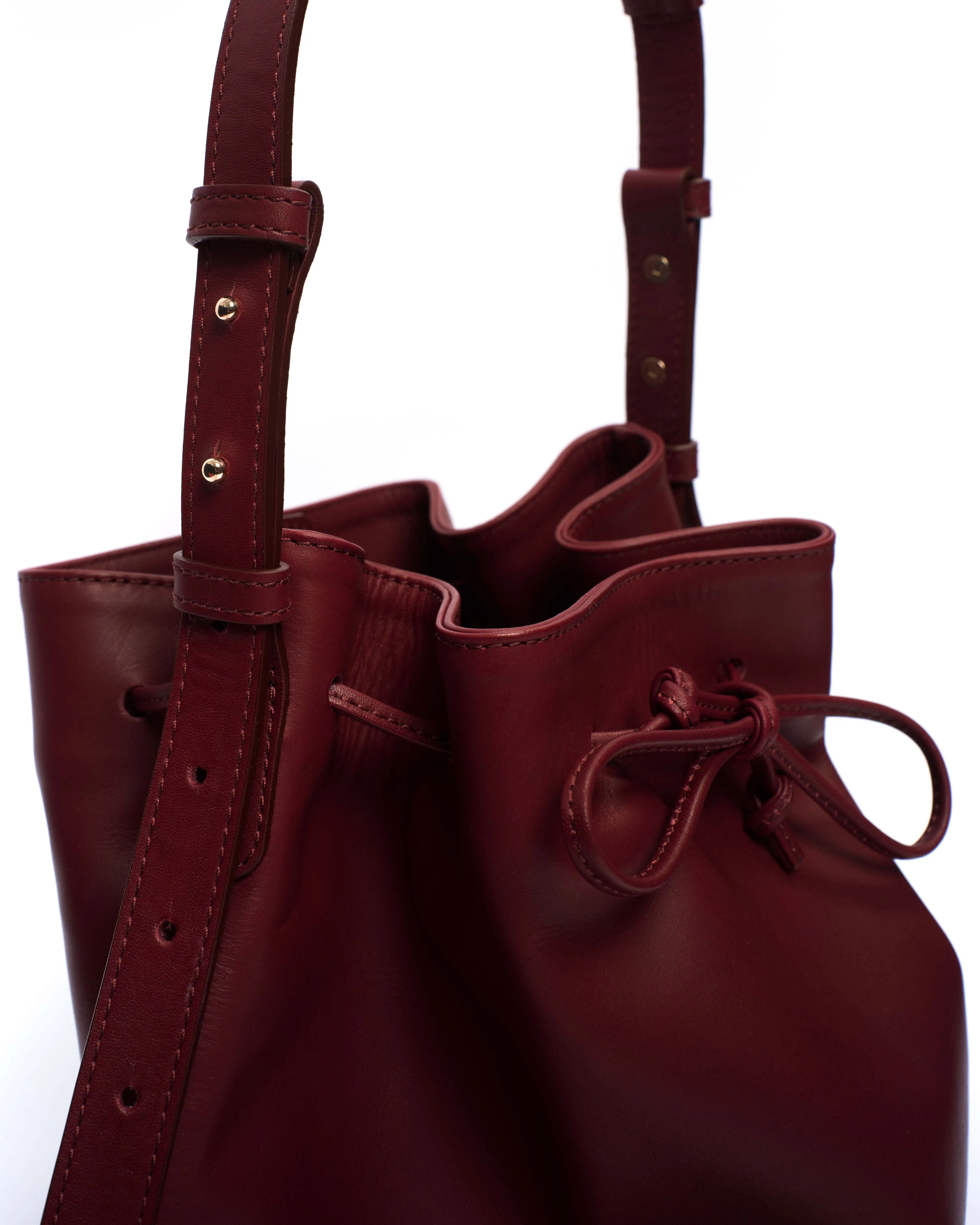 Kacey grand bucket bag Soft calf Pomegranate sold by Anonymous Copenhagen product image thumbnail 4