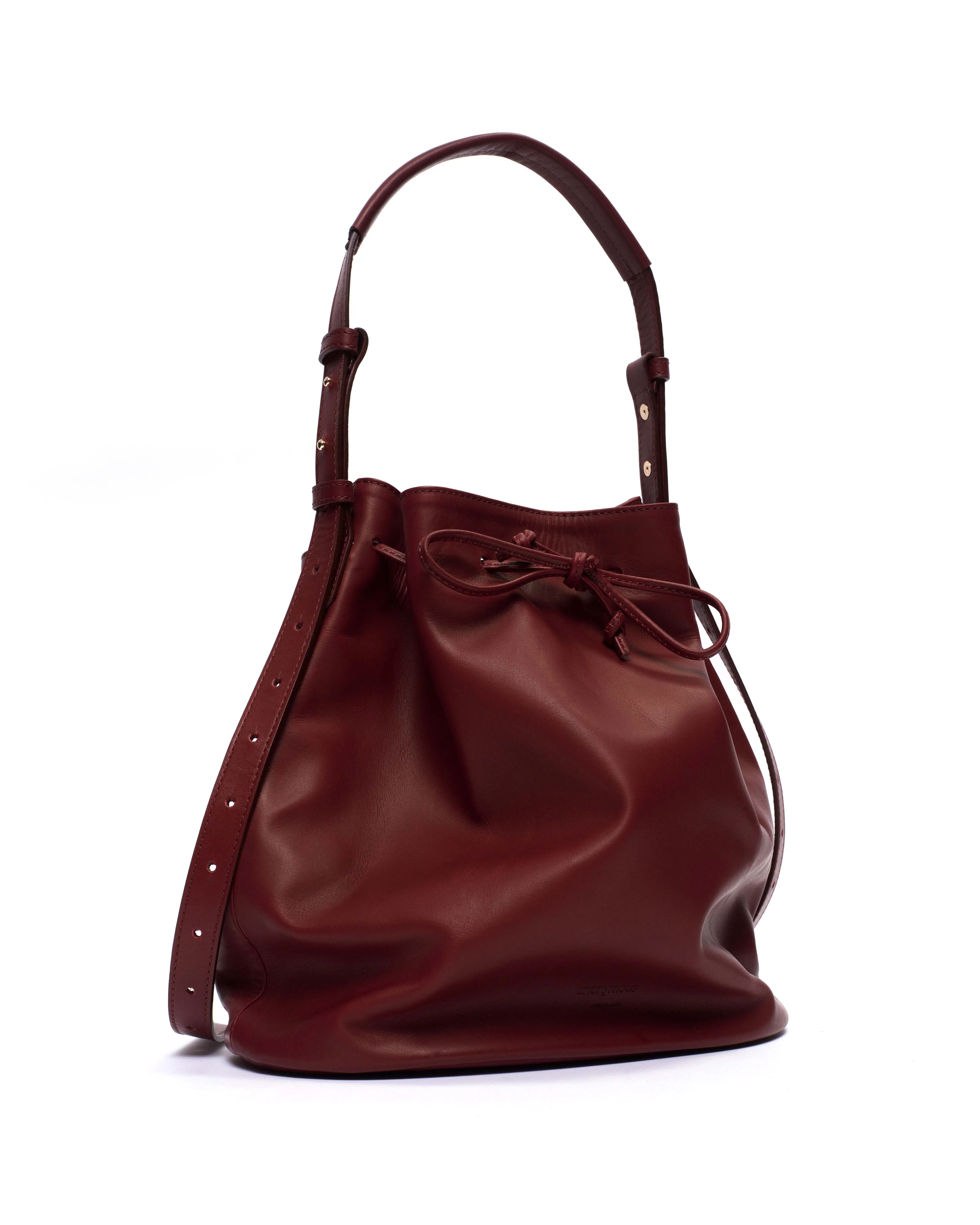 Kacey grand bucket bag Soft calf Pomegranate sold by Anonymous Copenhagen product image thumbnail 2