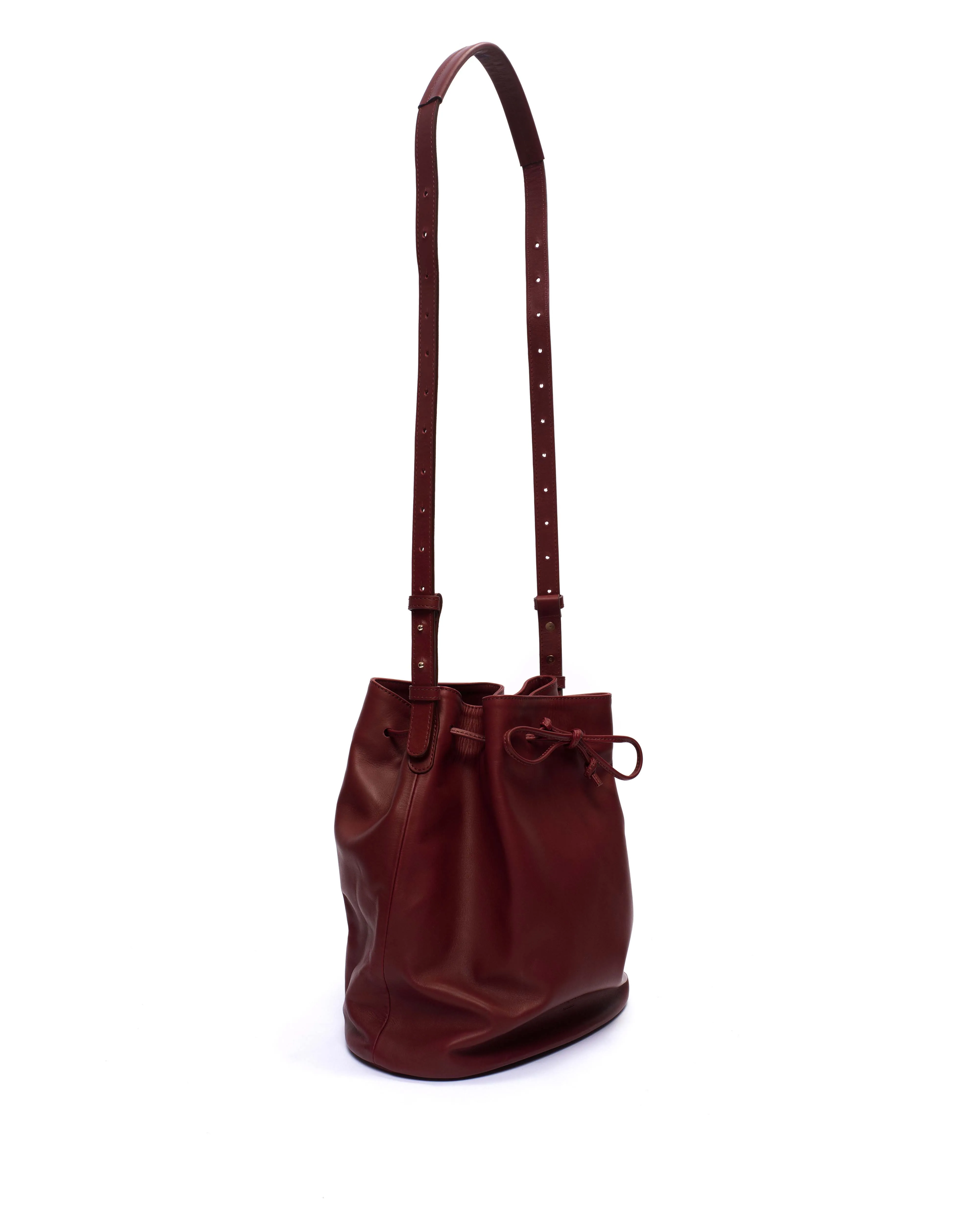 Kacey grand bucket bag Soft calf Pomegranate sold by Anonymous Copenhagen product image thumbnail 5