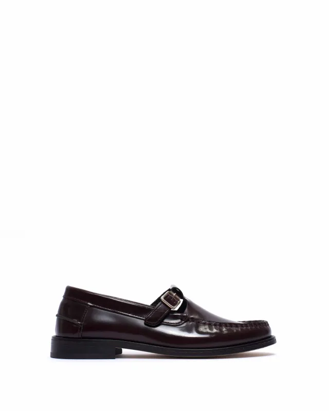 Dico Loafer t-bar Polido Bordeaux sold by Anonymous Copenhagen