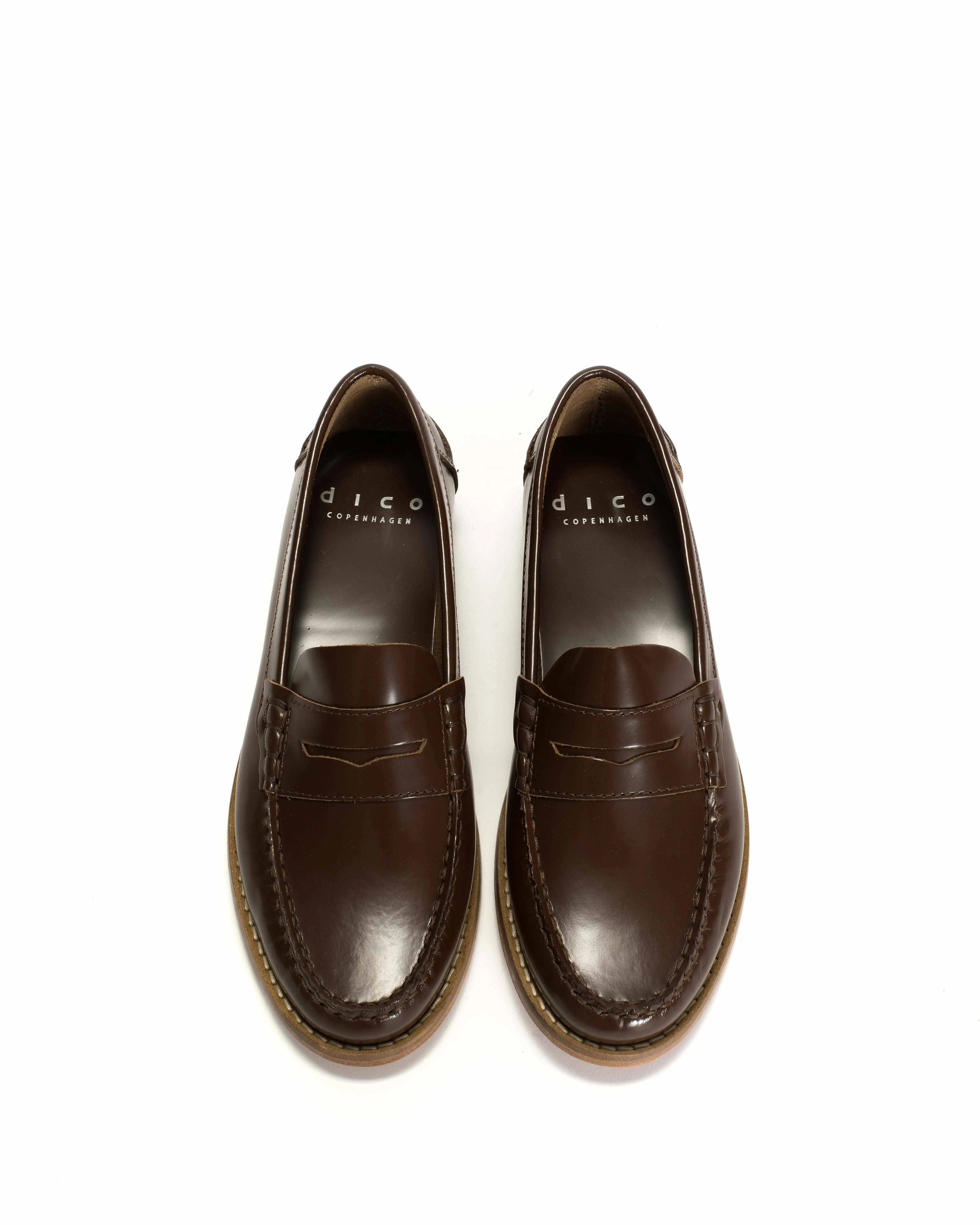 Dico Loafer penny Polido Brown sold by Anonymous Copenhagen product image thumbnail 4