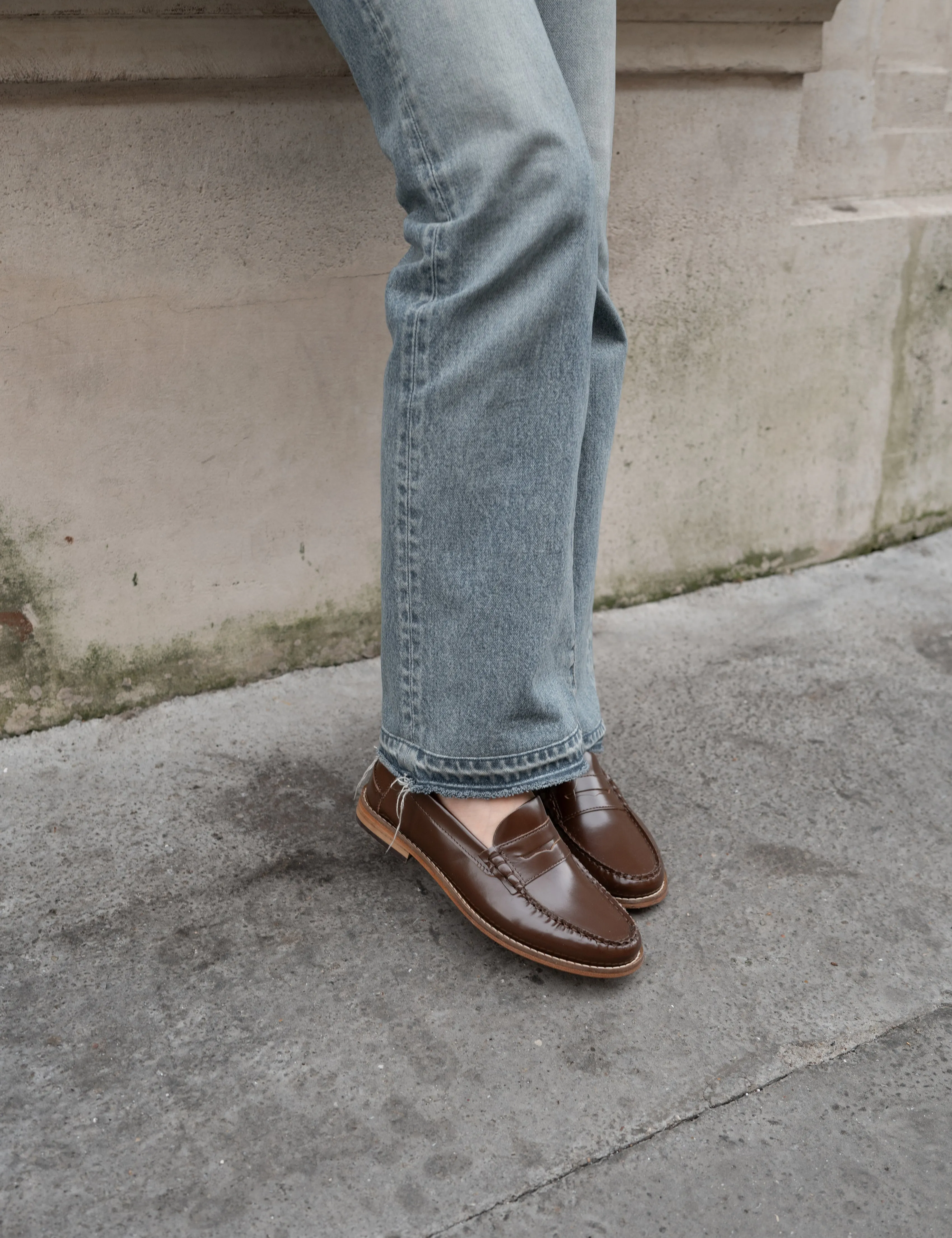 Dico Loafer penny Polido Brown sold by Anonymous Copenhagen product image thumbnail 3