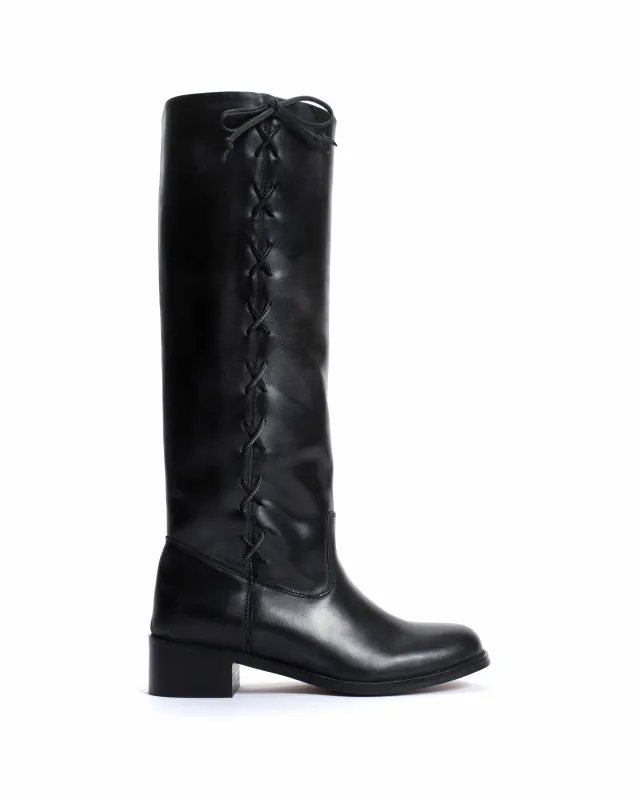 Dico Ann Side laces Escovado Black sold by Anonymous Copenhagen