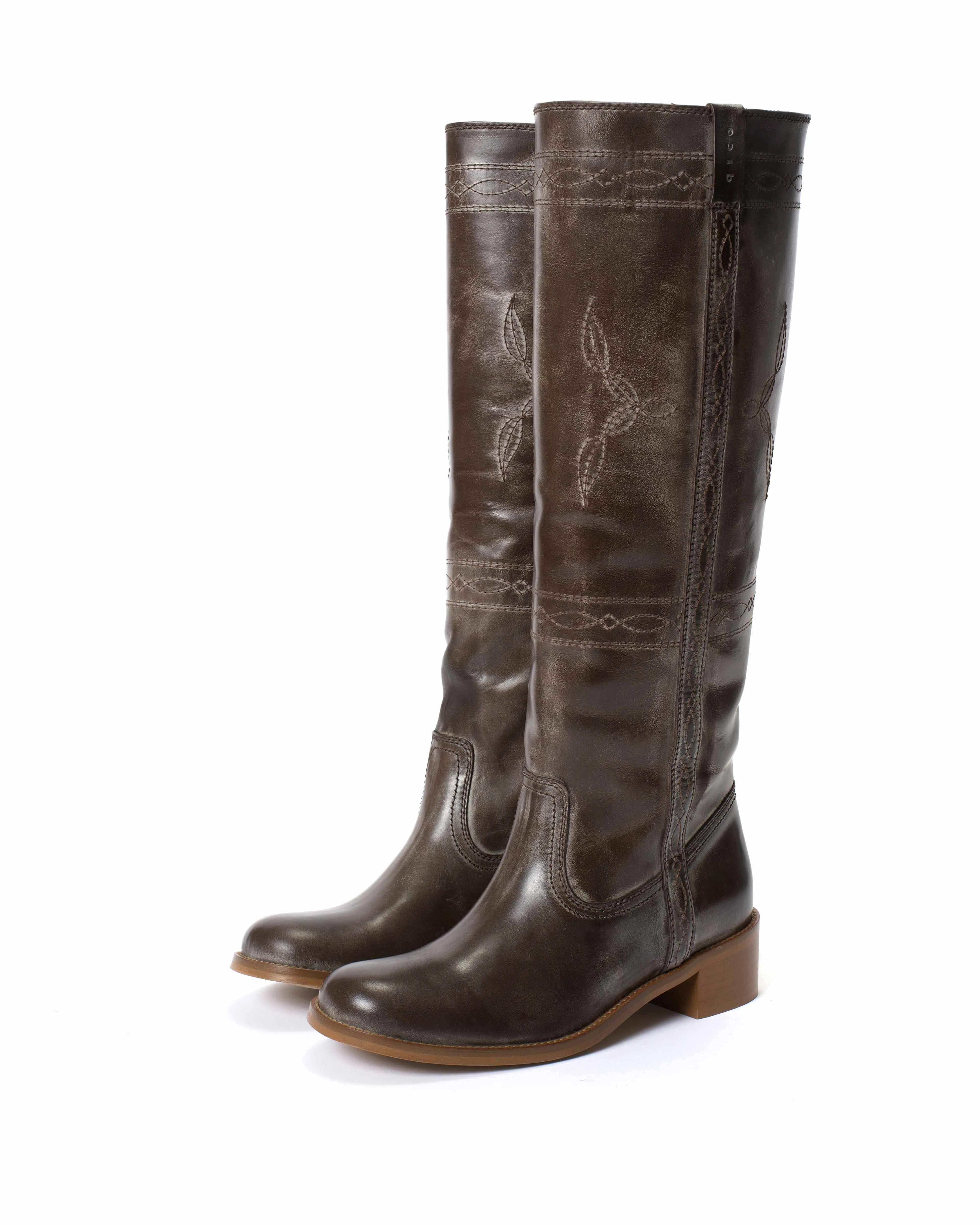 Dico Ann Western stitch Escovado Dark brown sold by Anonymous Copenhagen product image thumbnail 2