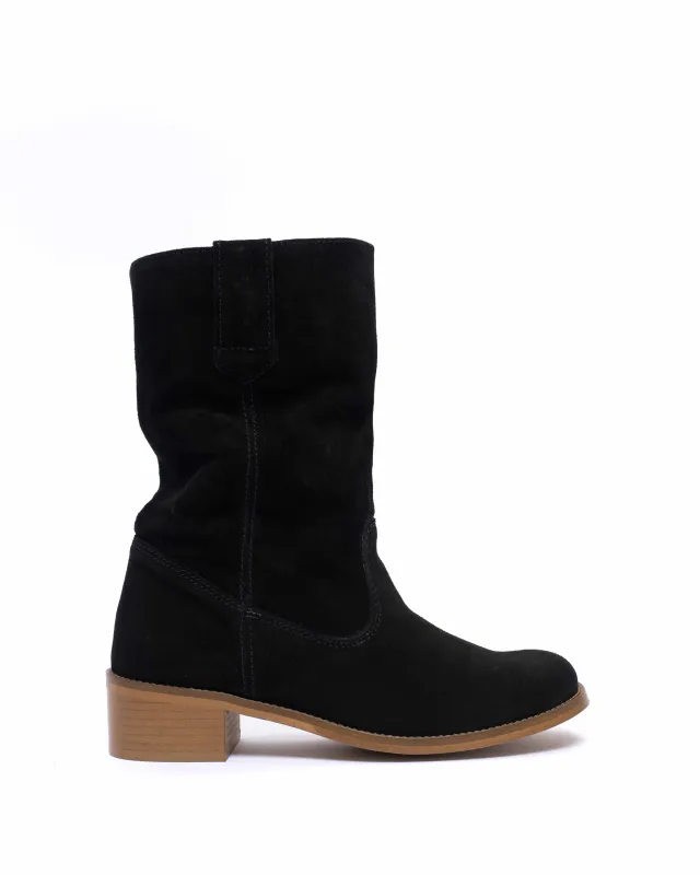 Dico Julia Calf suede Black sold by Anonymous Copenhagen