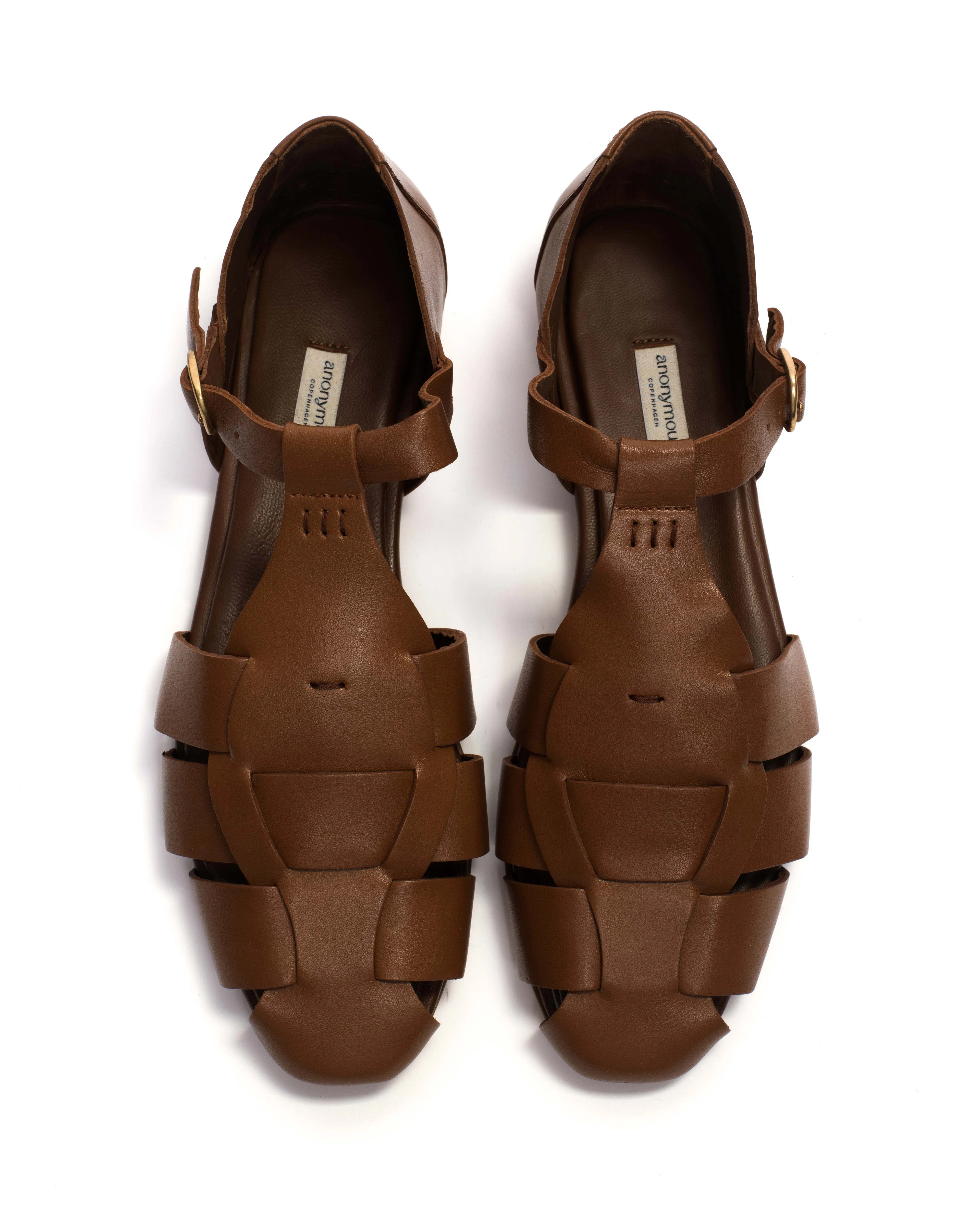 Lain flats Soft calf Camel sold by Anonymous Copenhagen product image thumbnail 3