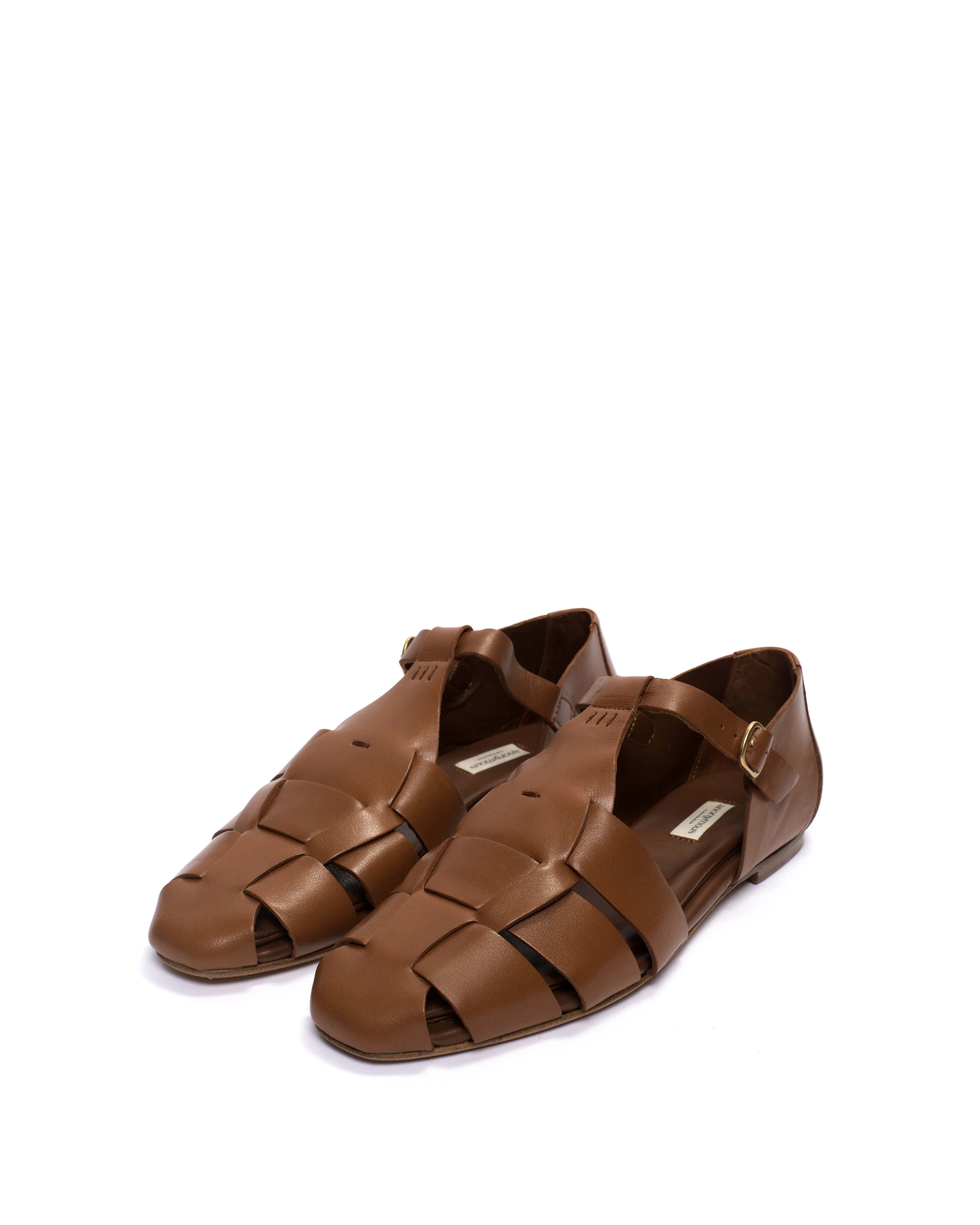 Lain flats Soft calf Camel sold by Anonymous Copenhagen product image thumbnail 2
