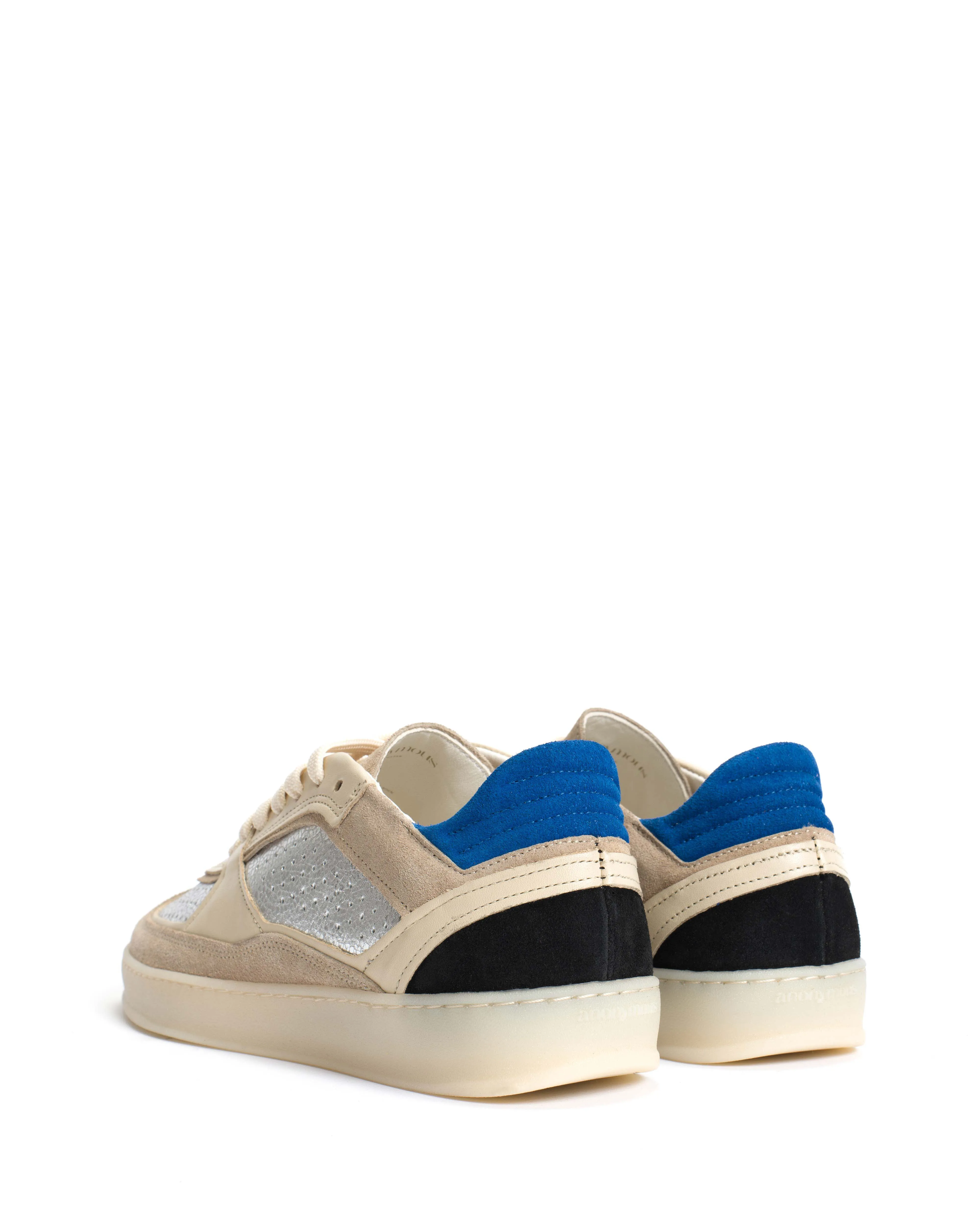 Dabbie Calf suede & mix White sand & silver mix sold by Anonymous Copenhagen product image thumbnail 4
