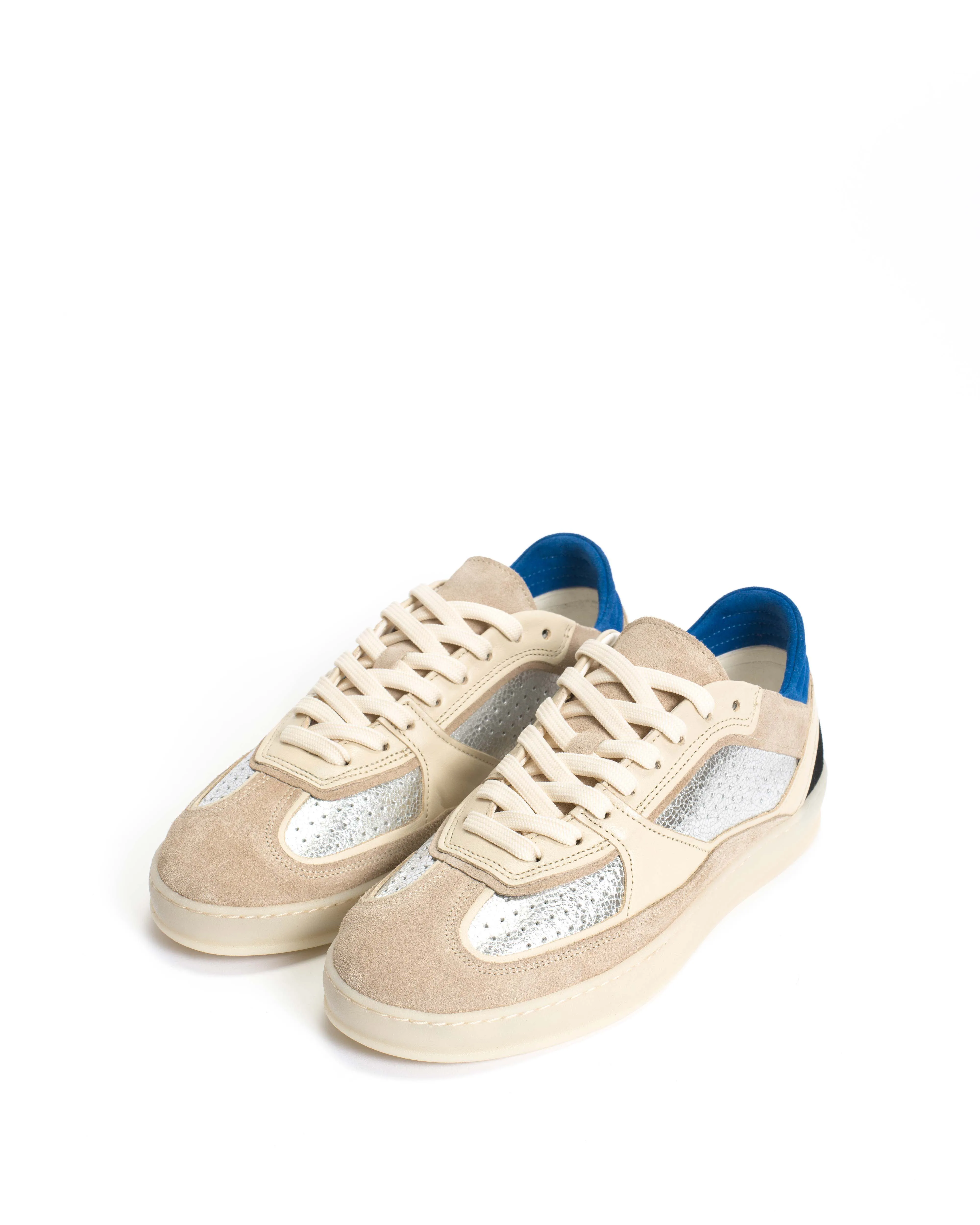 Dabbie Calf suede & mix White sand & silver mix sold by Anonymous Copenhagen product image thumbnail 2