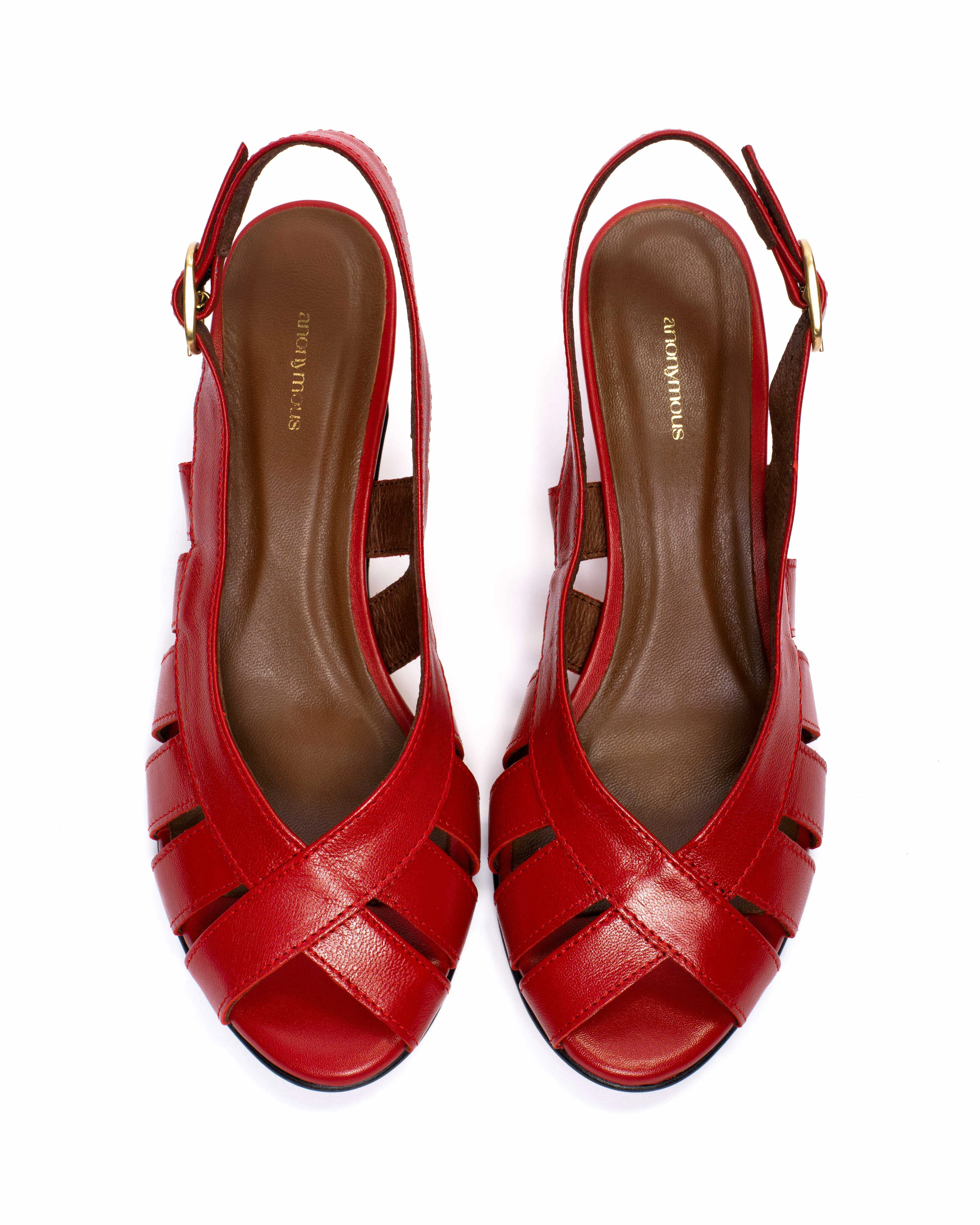 Sophie 50 stiletto Shiny lamb Ruby red sold by Anonymous Copenhagen product image thumbnail 3