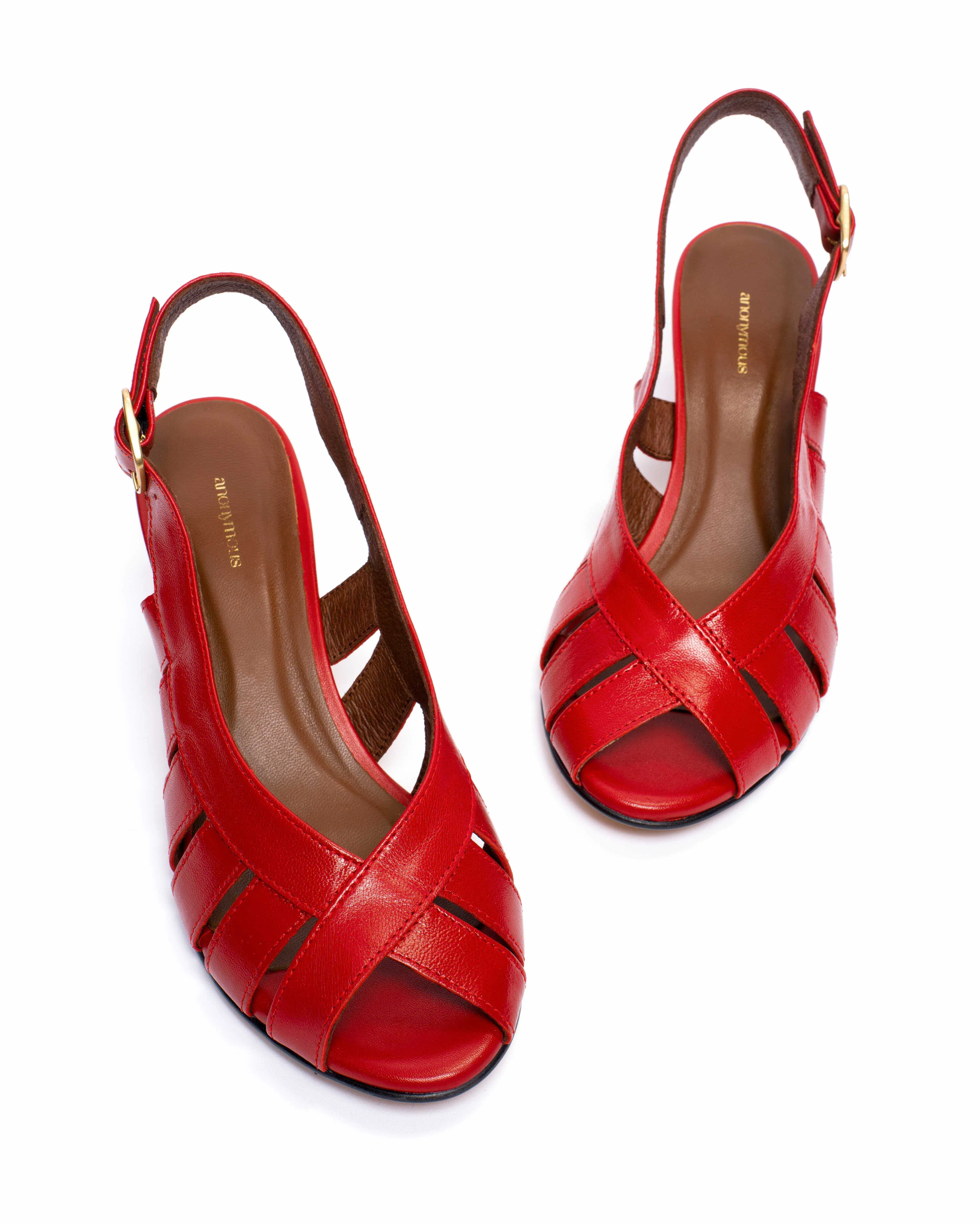 Sophie 50 stiletto Shiny lamb Ruby red sold by Anonymous Copenhagen product image thumbnail 5