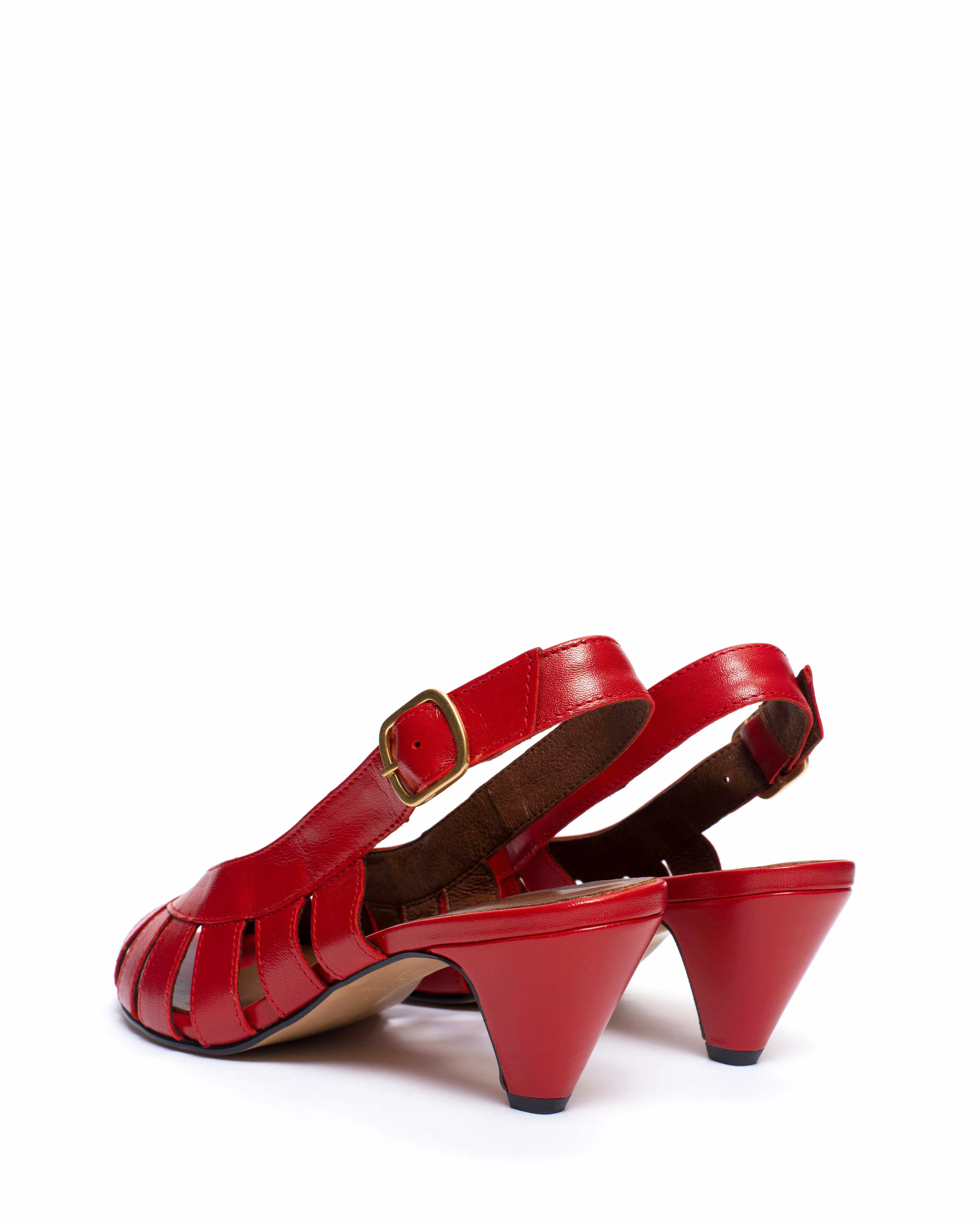 Sophie 50 stiletto Shiny lamb Ruby red sold by Anonymous Copenhagen product image thumbnail 4