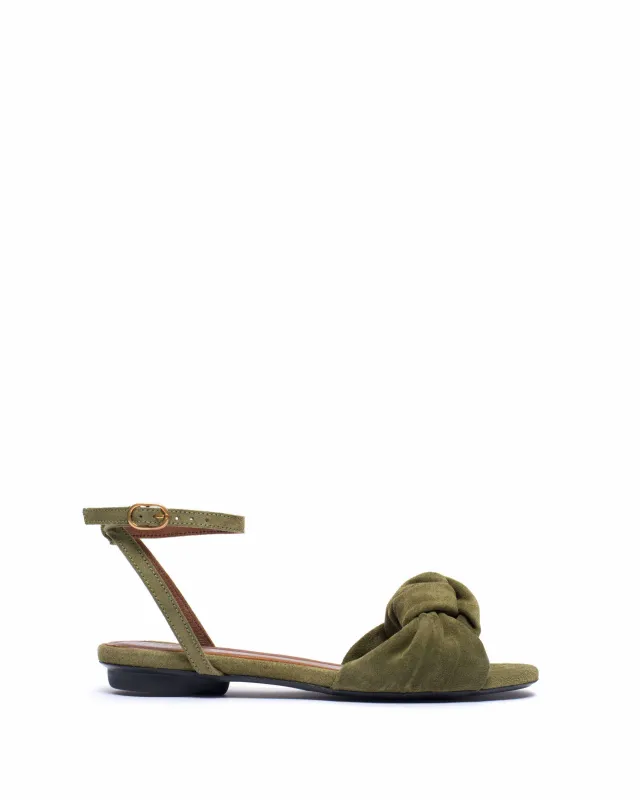 Aliza 10 Calf suede Olive green sold by Anonymous Copenhagen