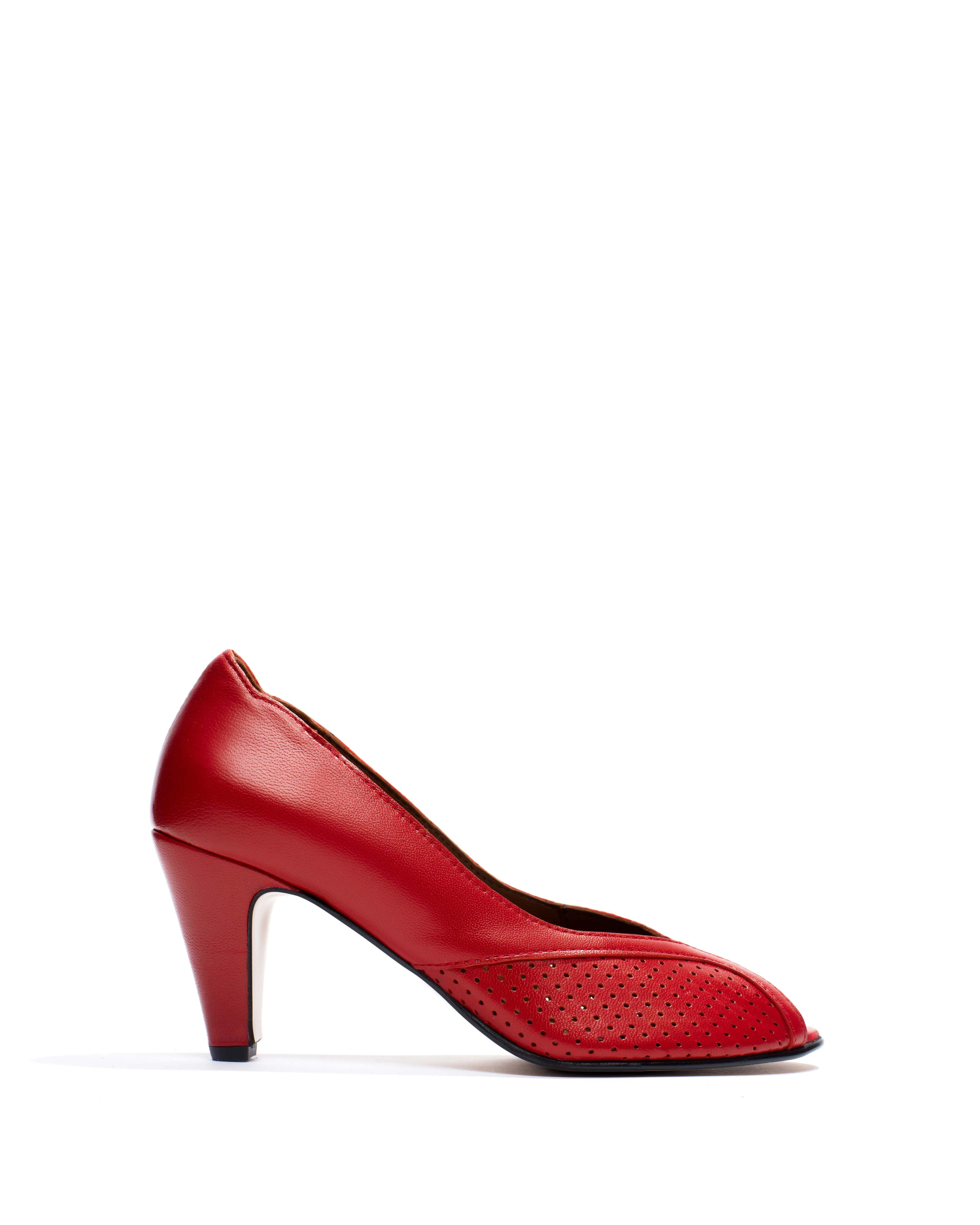 Alania Shiny lamb Ruby red sold by Anonymous Copenhagen