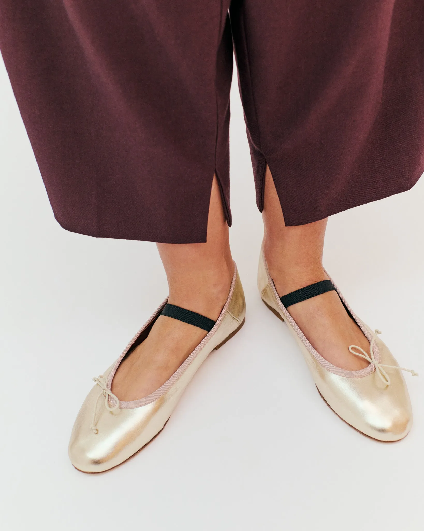 Rhina Grained metallic lamb Champagne sold by Anonymous Copenhagen product image thumbnail 3