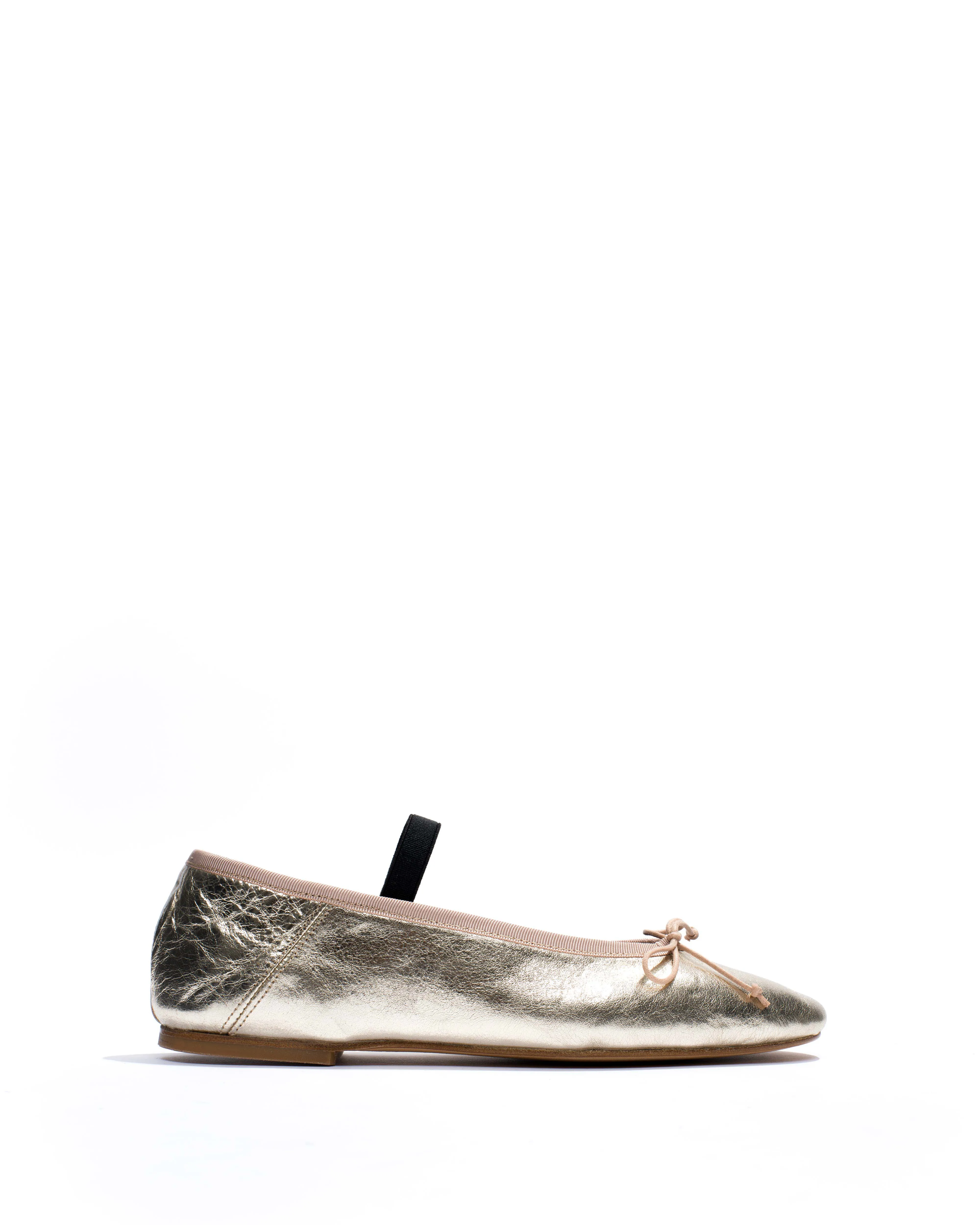 Rhina Grained metallic lamb Champagne sold by Anonymous Copenhagen